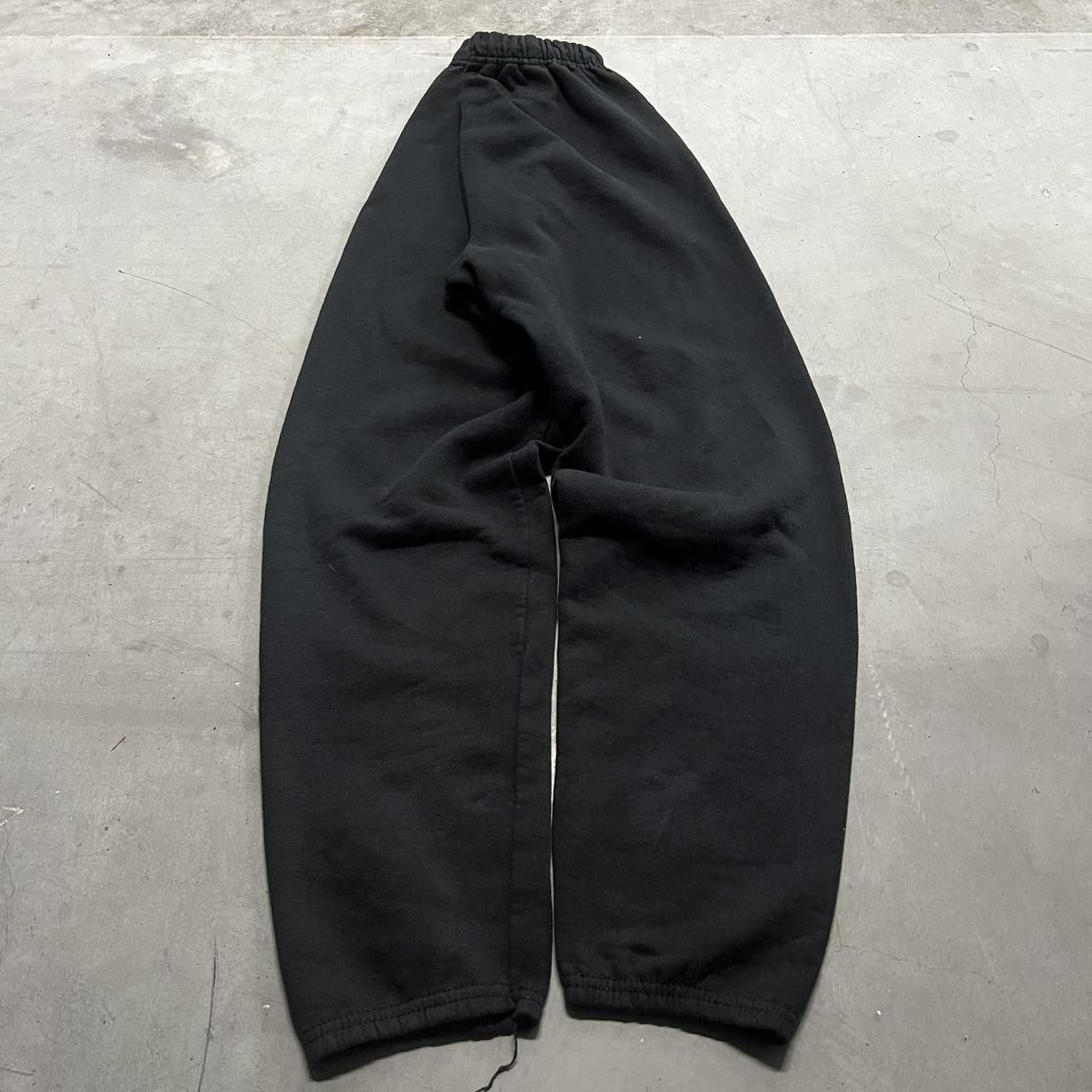 Japanese Brand × Vintage Vintage Y2K/2000s Baggy Fit Black Sweatpants! Size US 30 / EU 46 - 4 Thumbnail