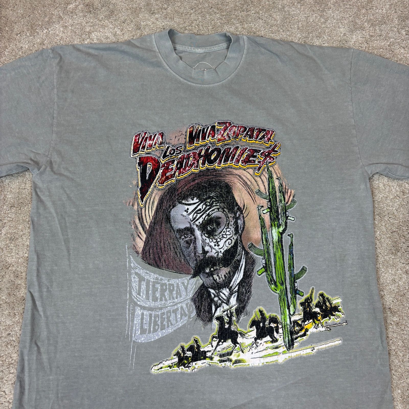 Other Dead Homies LA Emiliano Zapata T Shirt Men's XL Size US XL / EU 56 / 4 - 2 Thumbnail