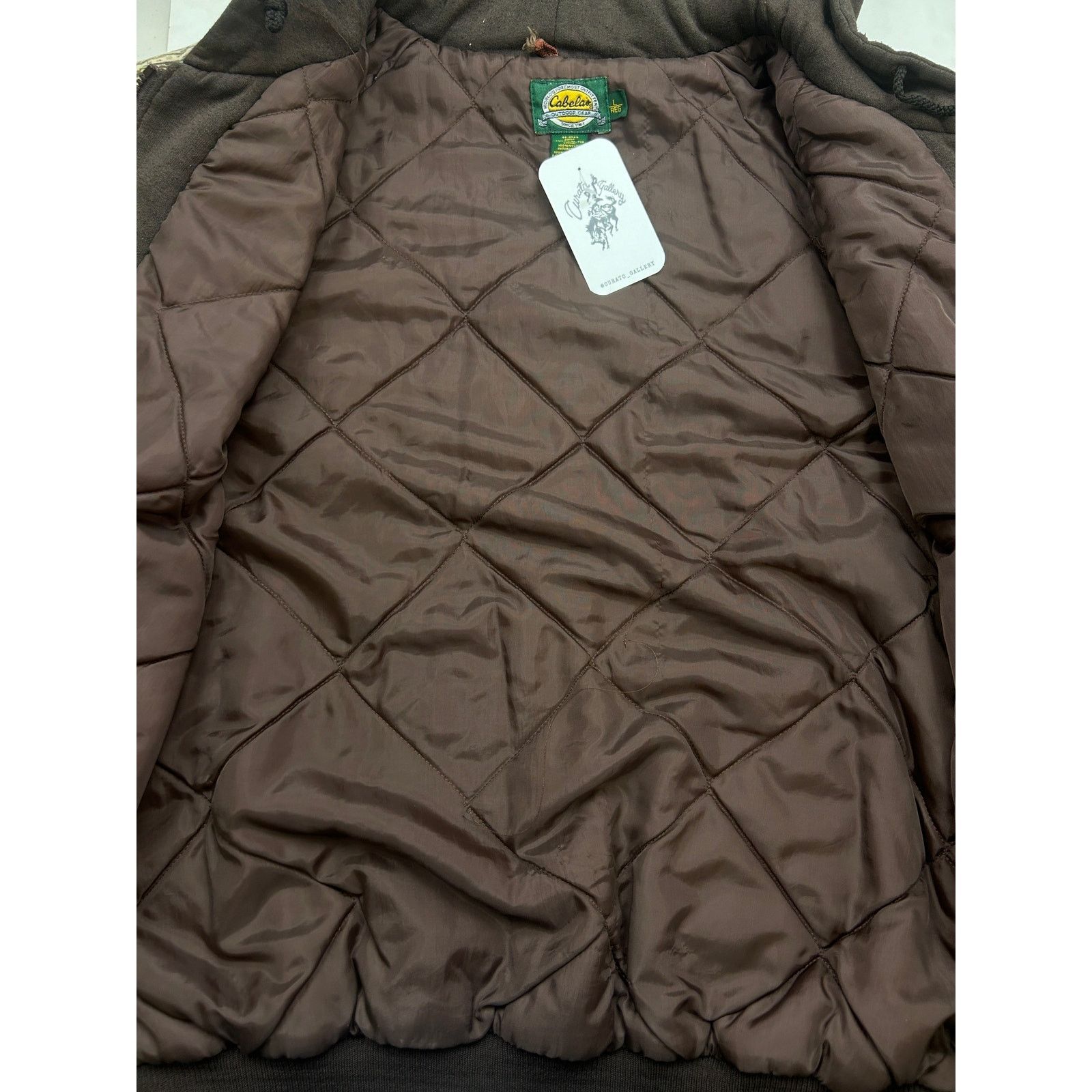 Vintage Cabelas Real Tree Camo Quilted Lined Insulated Jacket Size L Size US L / EU 52-54 / 3 - 4 Thumbnail