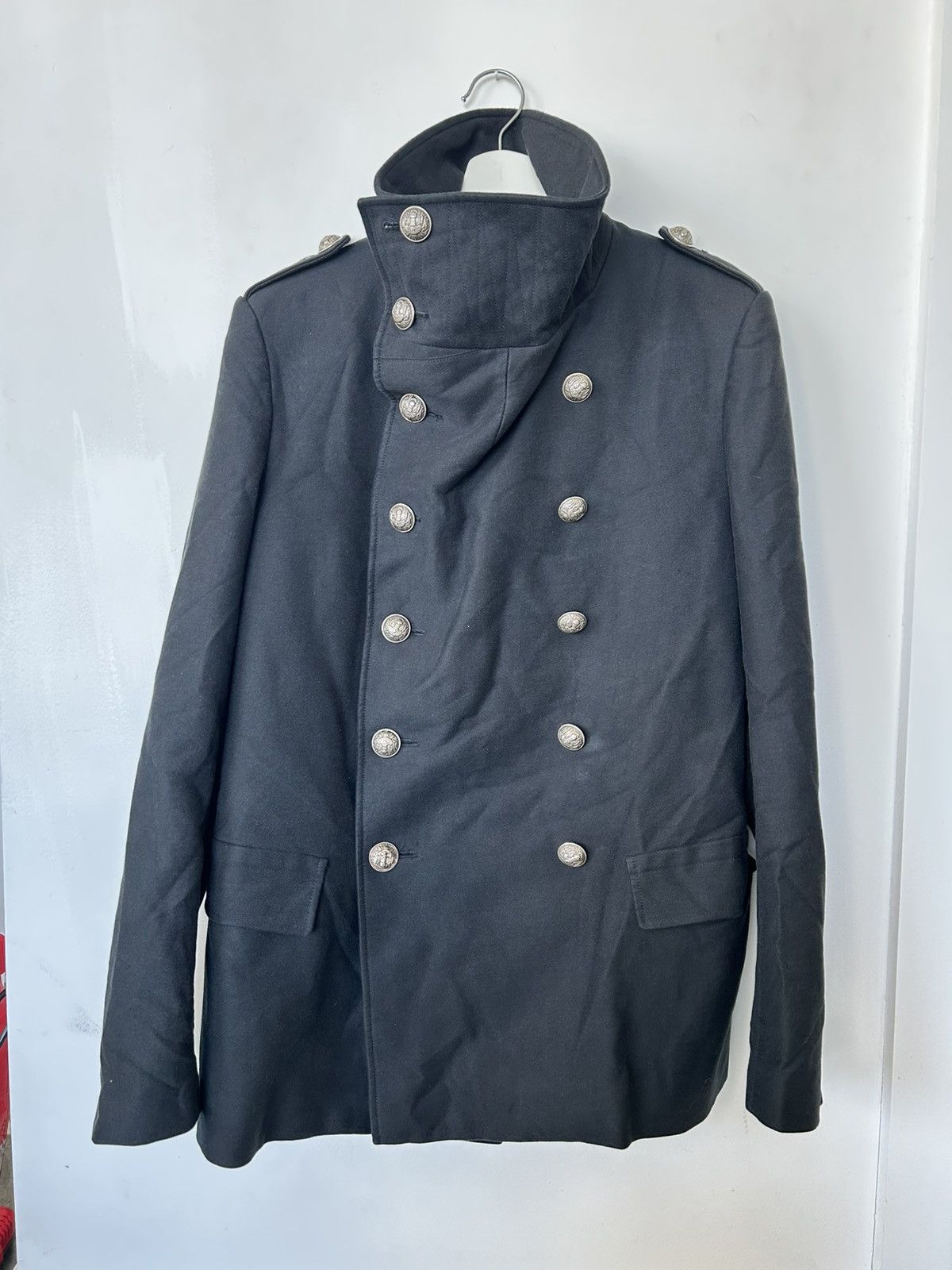 Balmain Balmain Homme SS12 Military Peacoat Decarnin Size US M / EU 48-50 / 2 - 2 Thumbnail