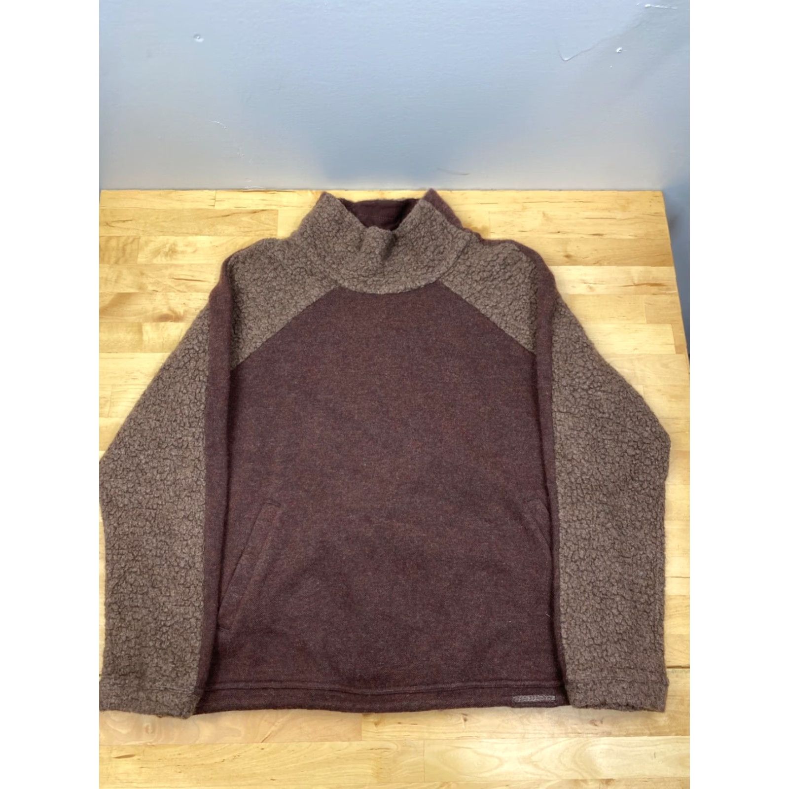 Prana VINTAGE prAna Pullover Sweater Womens M Brown Turtle Neck Size M / US 6-8 / IT 42-44 - 2 Thumbnail