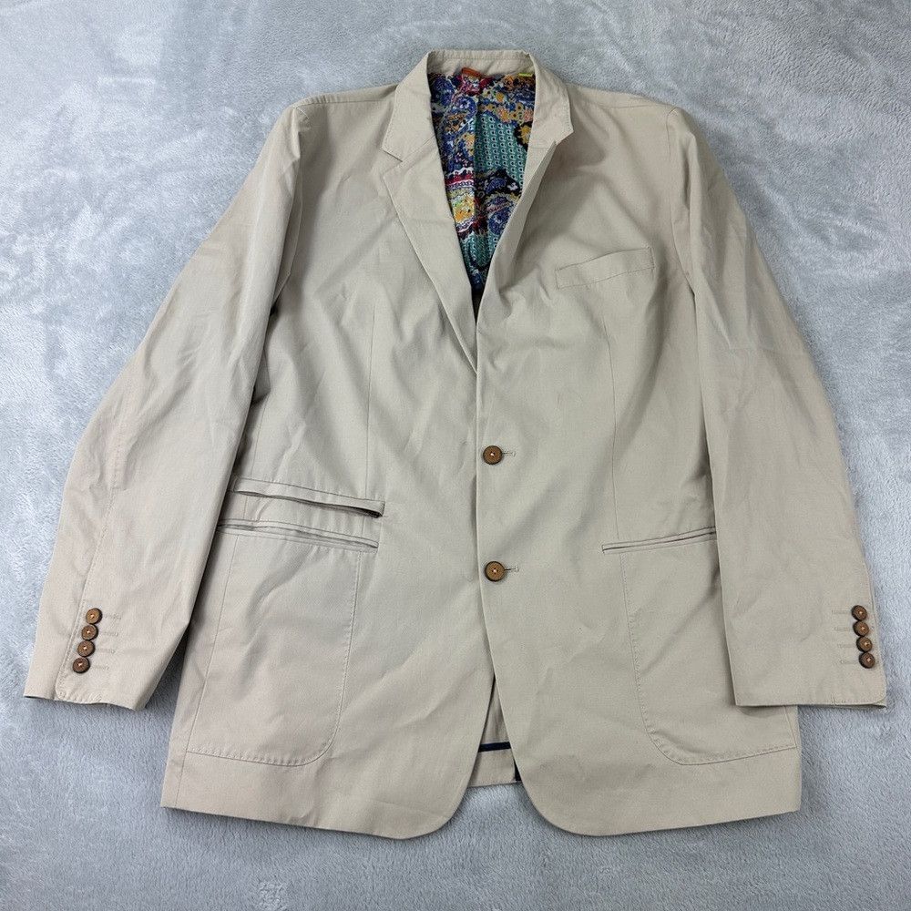 Robert Graham Robert Graham Tan Classic Fit Blazer Men’s Size 42 Size 42R - 1 Thumbnail