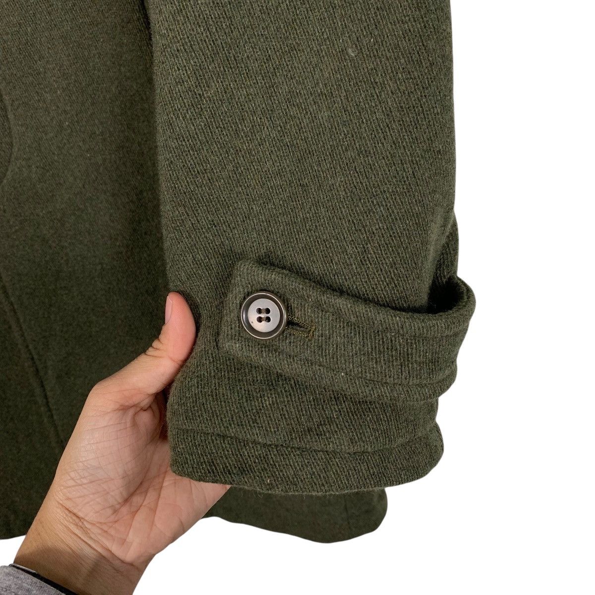 ABAHOUSE Japanese Brand Abahouse Wool Green Coat Size US M / EU 48-50 / 2 - 13 Thumbnail