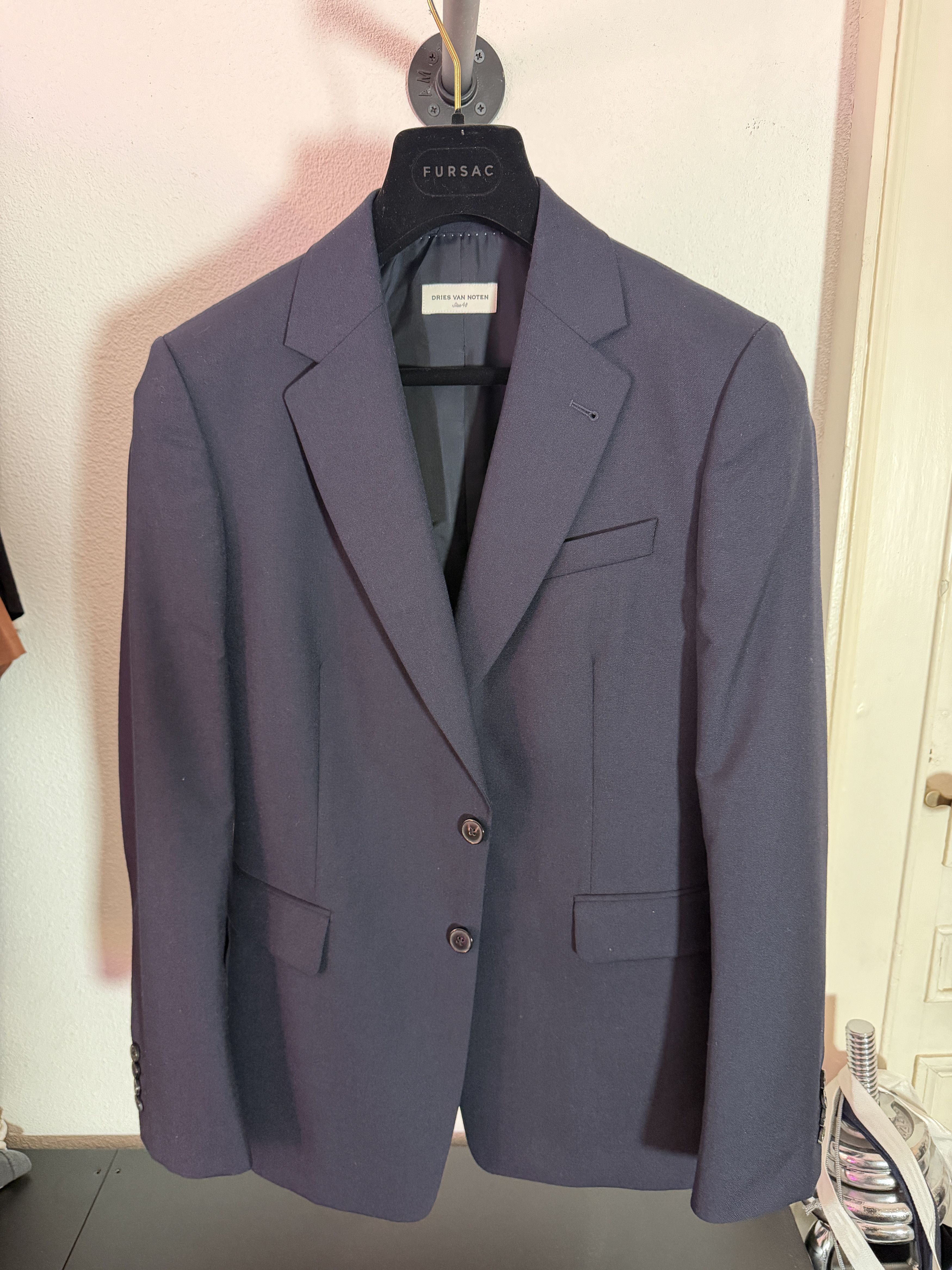 Dries Van Noten Slim fit wool blazer Size 38R - 1 Thumbnail