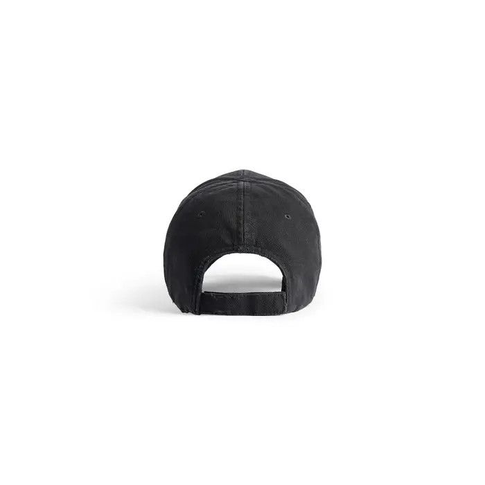 Balenciaga o1s1wg110326 Size: L / Planet Earth Hat / Cap in Black Size ONE SIZE - 3 Thumbnail