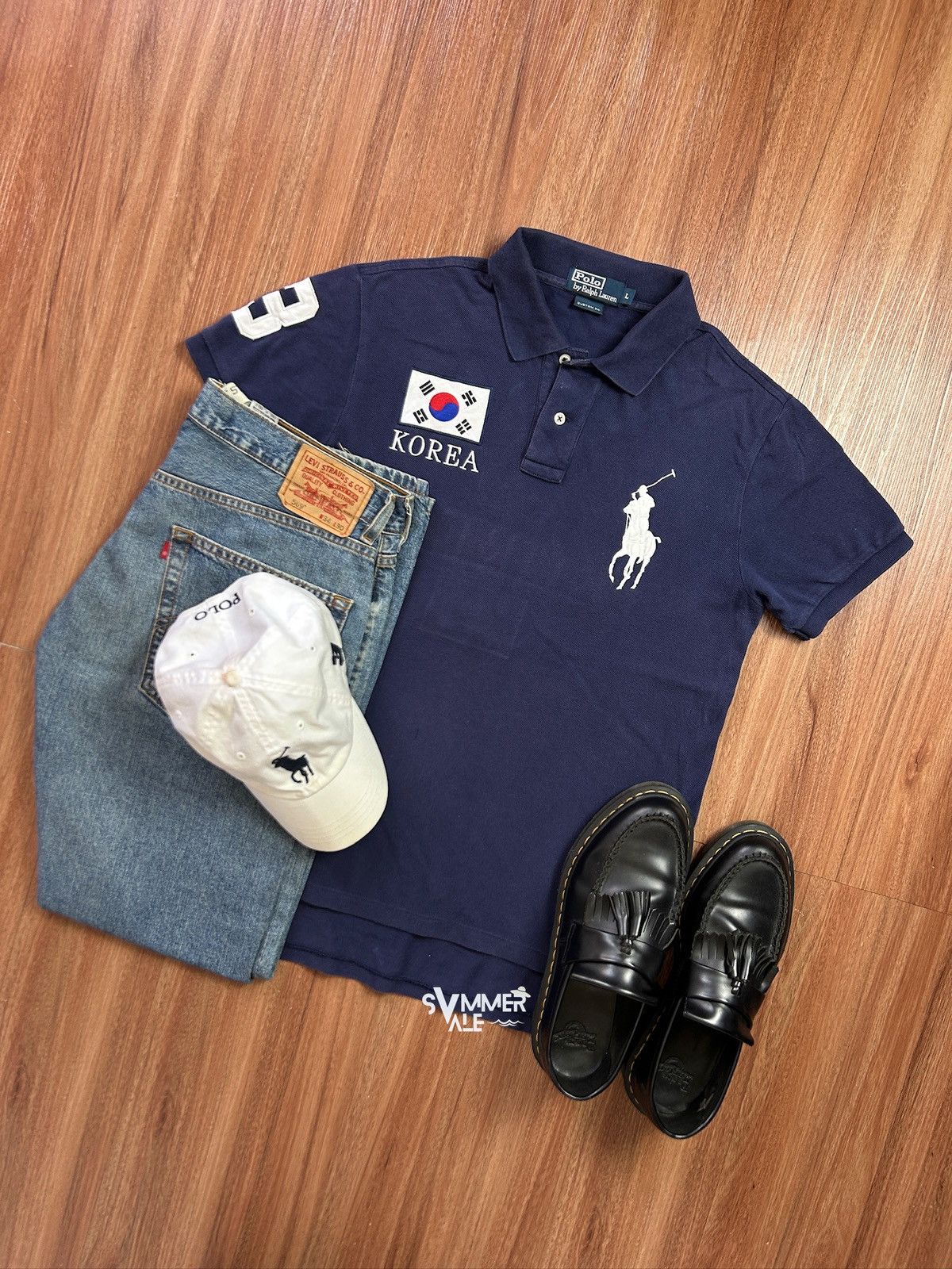 Polo Ralph Lauren × Ralph Lauren 🐎Polo Shirt by Ralph Lauren Big Logo Korea🇰🇷 Size US L / EU 52-54 / 3 - 4 Thumbnail