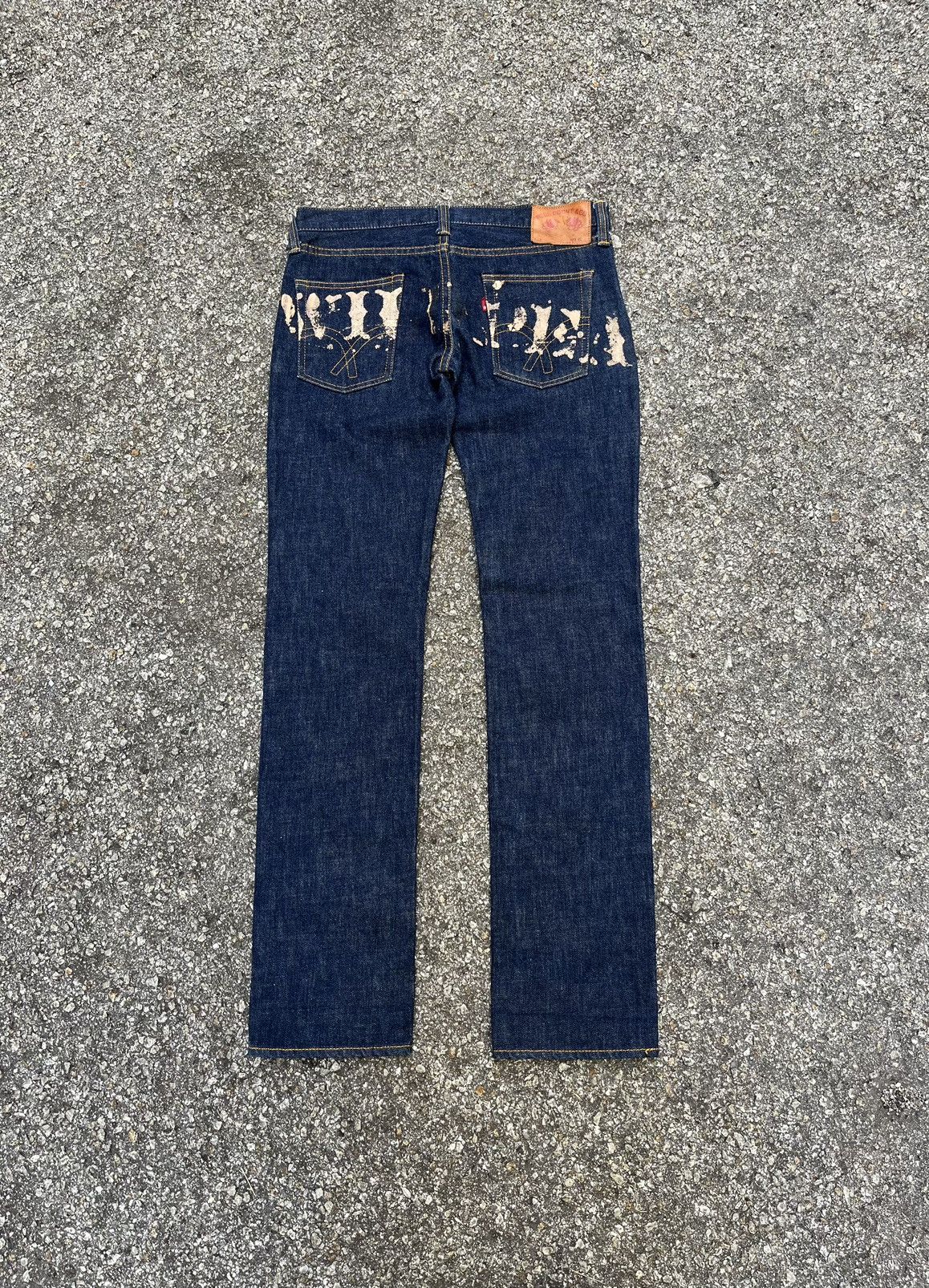 Full Count & Co. Full Count Rare Design Indigo Slim Jeans Non Selvedge Size US 29 - 1 Thumbnail