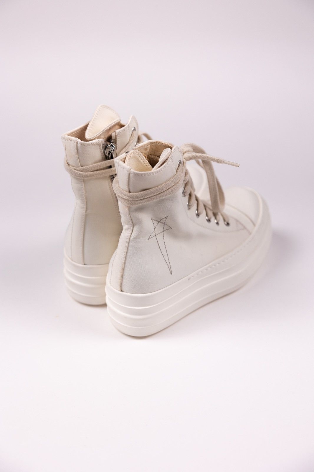 Rick Owens × Rick Owens Drkshdw Rick Owens DRKSHDW Platform High Top Sneakers Size US 5.5 / IT 35.5 - 4 Thumbnail
