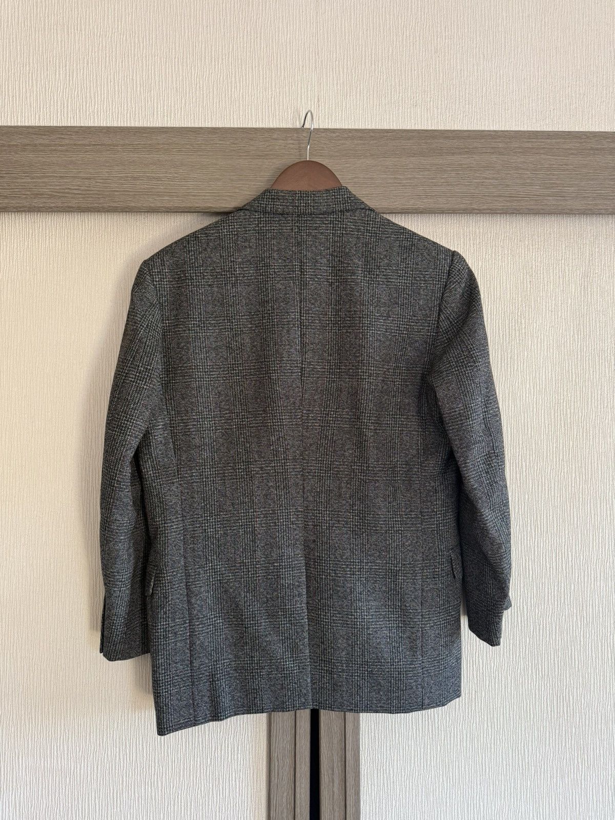 Other Vintage Japanese Serge Sports Jacket Kobe Blue Grey Check Size US L / EU 52-54 / 3 - 3 Thumbnail