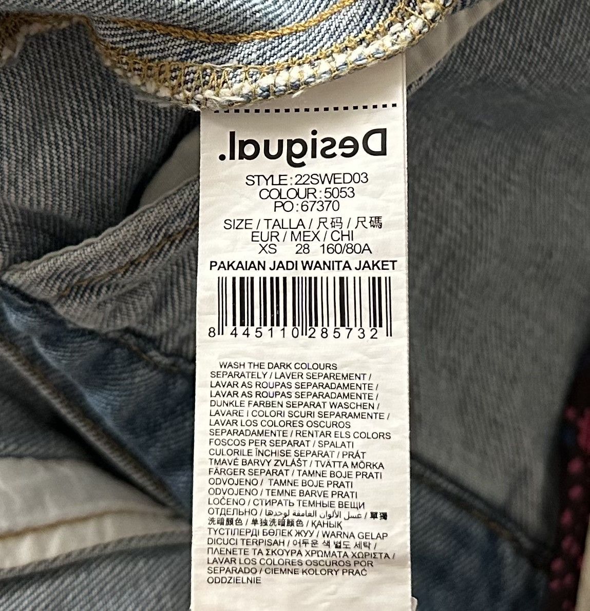 Desigual × Japanese Brand Desigual Jeans Jacket Hooded Coat Women's Size XS Size XS / US 0-2 / IT 36-38 - 5 Thumbnail