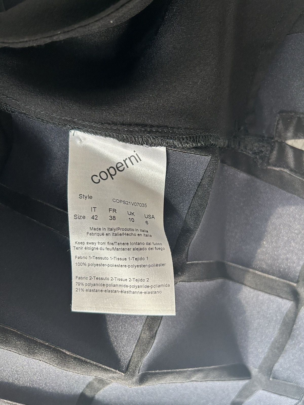 Coperni Coperni Runway Black Flou Mecanique Jacket Size US M / EU 48-50 / 2 - 4 Thumbnail