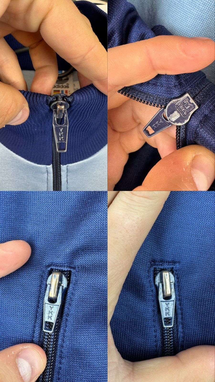 Adidas Vintage Adidas Track Jacket Made in Austria Size US XL / EU 56 / 4 - 4 Thumbnail