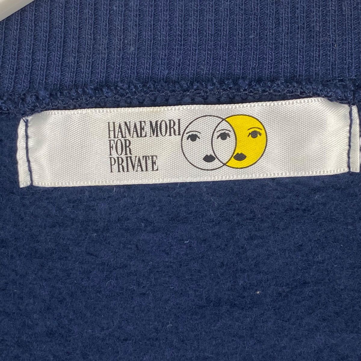 Vintage Vintage Cerruti 1881 Nino Crewneck Sweatshirt Navy Blue Size M / US 6-8 / IT 42-44 - 6 Thumbnail
