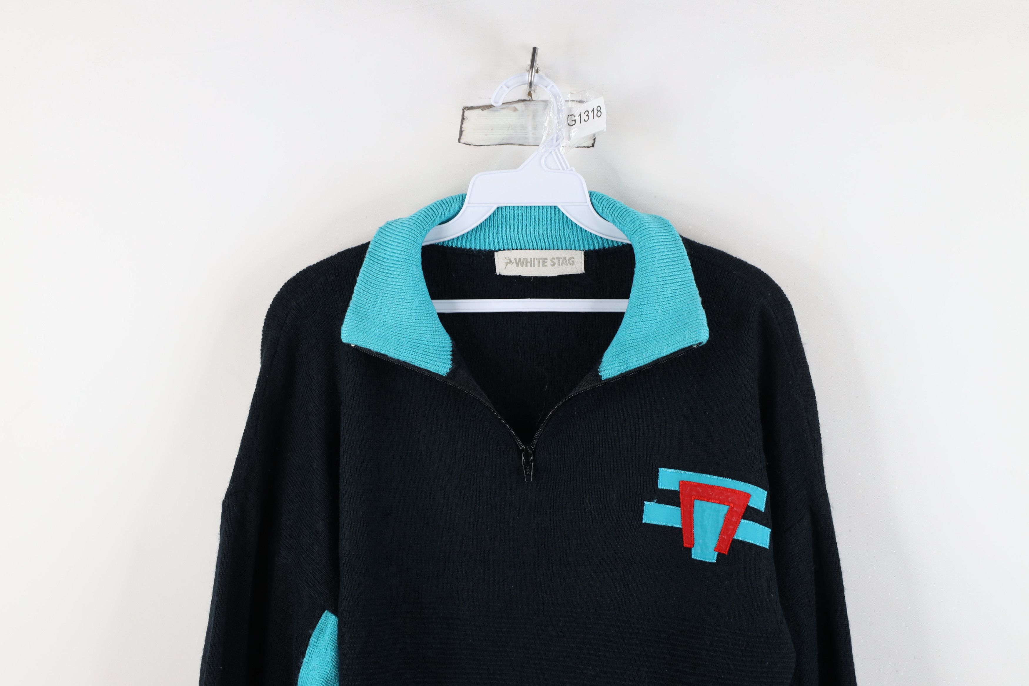 Vintage Vintage 90s Streetwear Wool Knit Southwestern Sweater Size L / US 10 / IT 46 - 2 Thumbnail