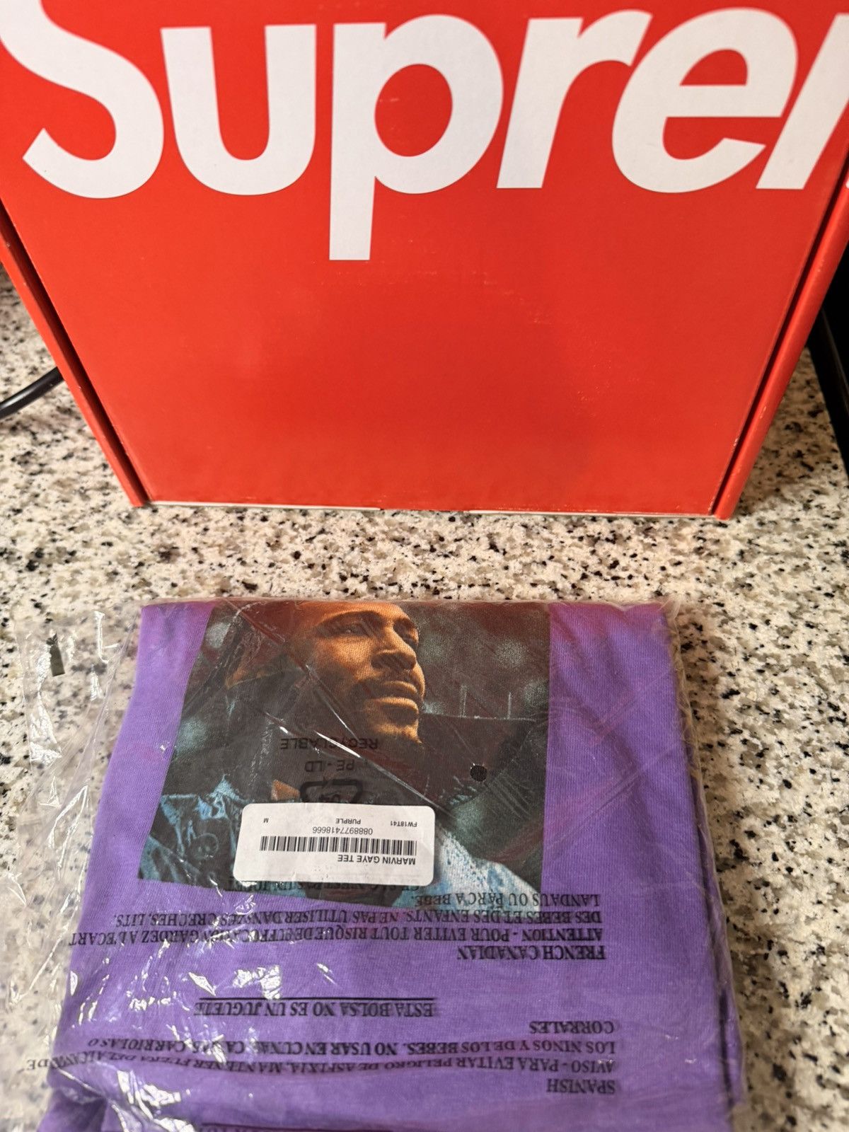 Supreme Supreme Marvin Gaye Tee Size US M / EU 48-50 / 2 - 2 Thumbnail
