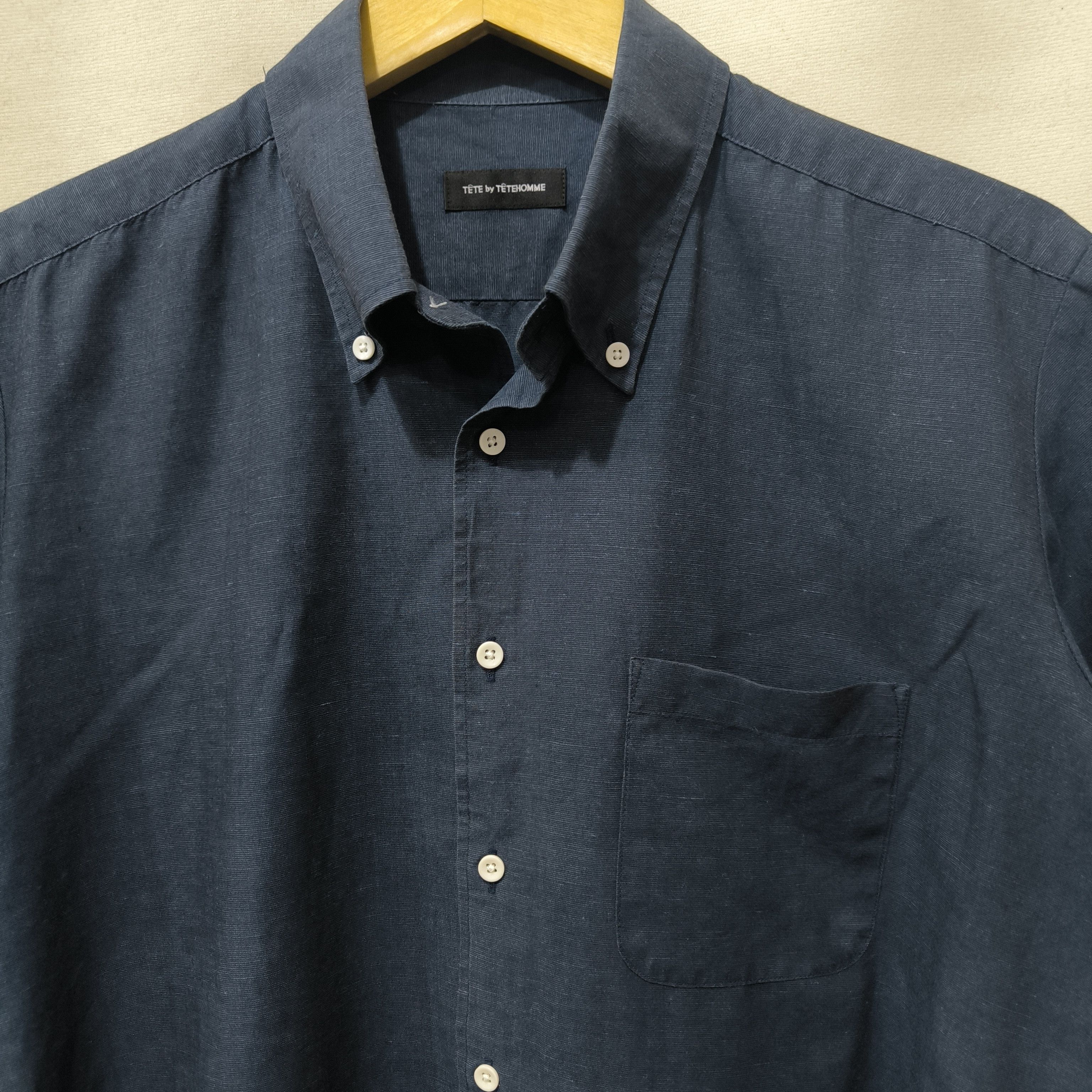 Issey Miyake Vintage Tete Homme by Issey Miyake Button Up Shirt Size US M / EU 48-50 / 2 - 4 Thumbnail