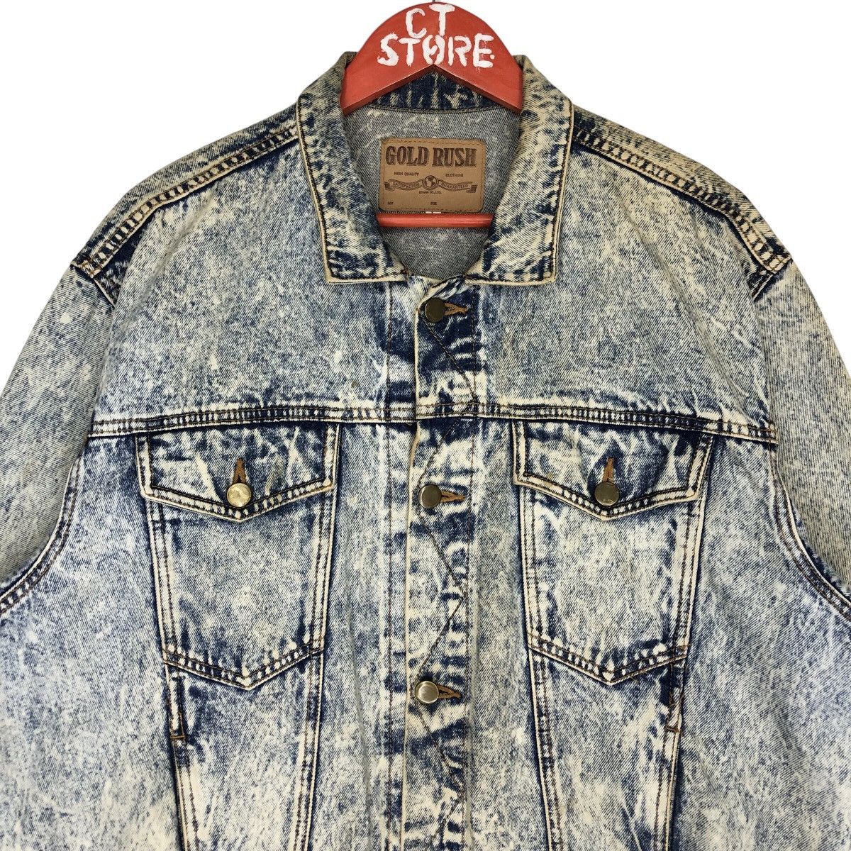 Edwin Edwin Gold Rush Denim Asid Wash Jacket Size US L / EU 52-54 / 3 - 3 Thumbnail