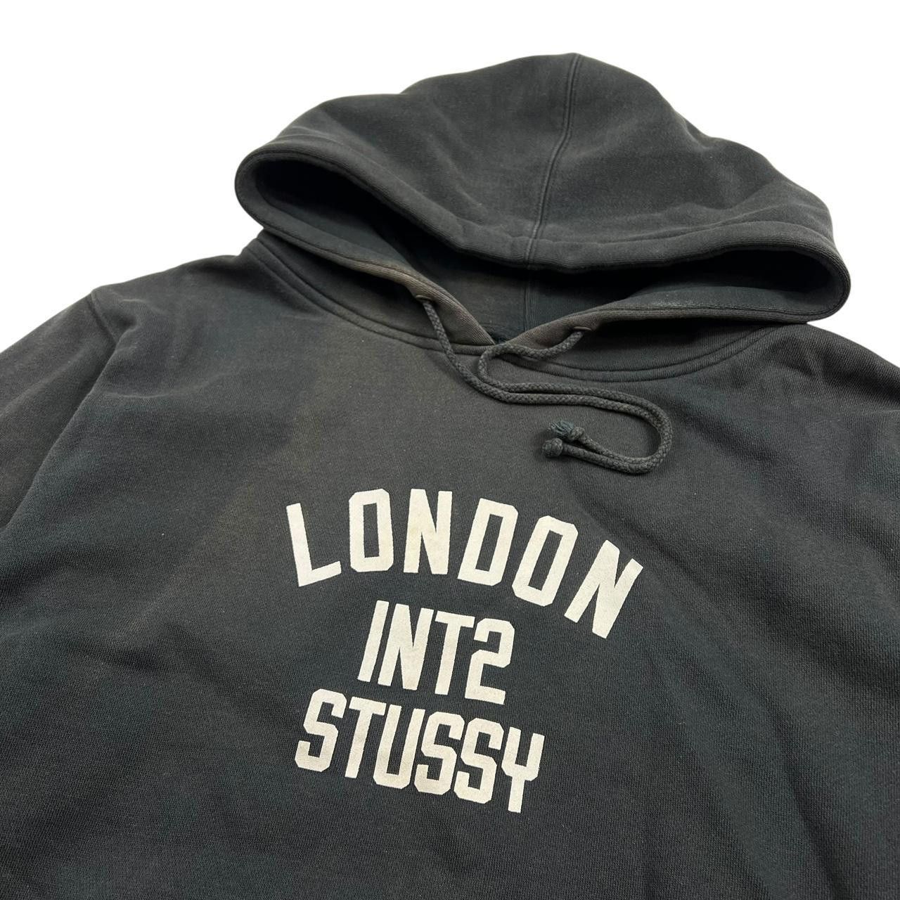 Stussy Vintage 2000s Stussy London Pullover Hoodie - Medium Size US M / EU 48-50 / 2 - 2 Thumbnail
