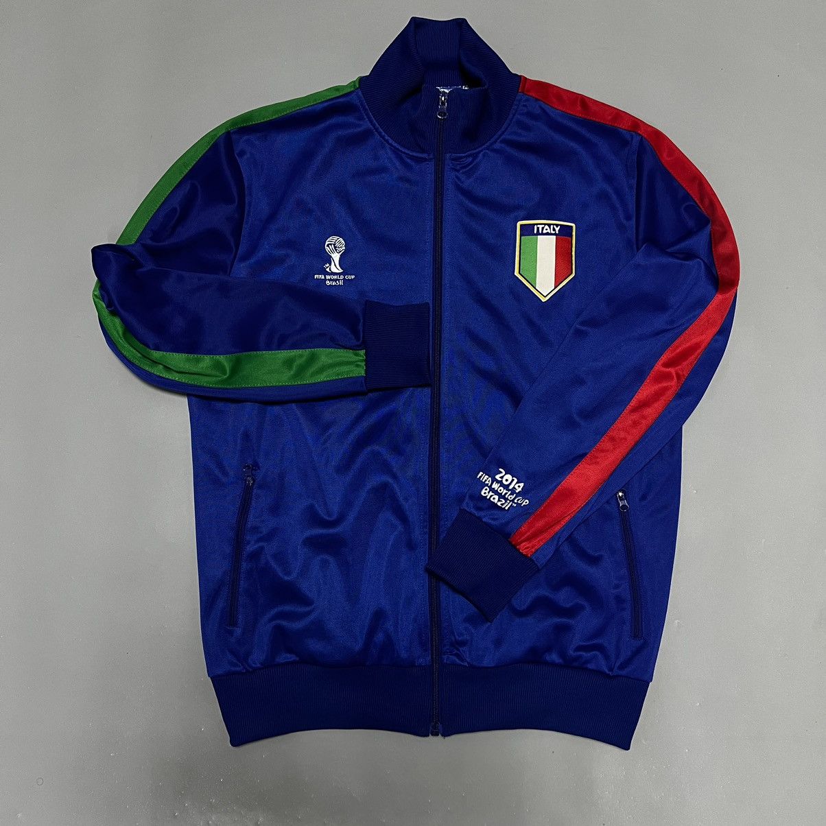 Vintage FIFA World Cup Brasil 2014 “Italy” track top jacket Size US M / EU 48-50 / 2 - 1 Thumbnail