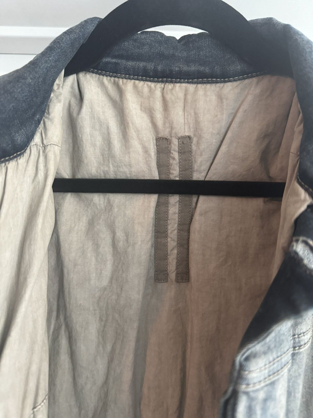 Rick Owens × Rick Owens Drkshdw Rick Owens Drkshdw Denim Jacket Size US XL / EU 56 / 4 - 4 Thumbnail
