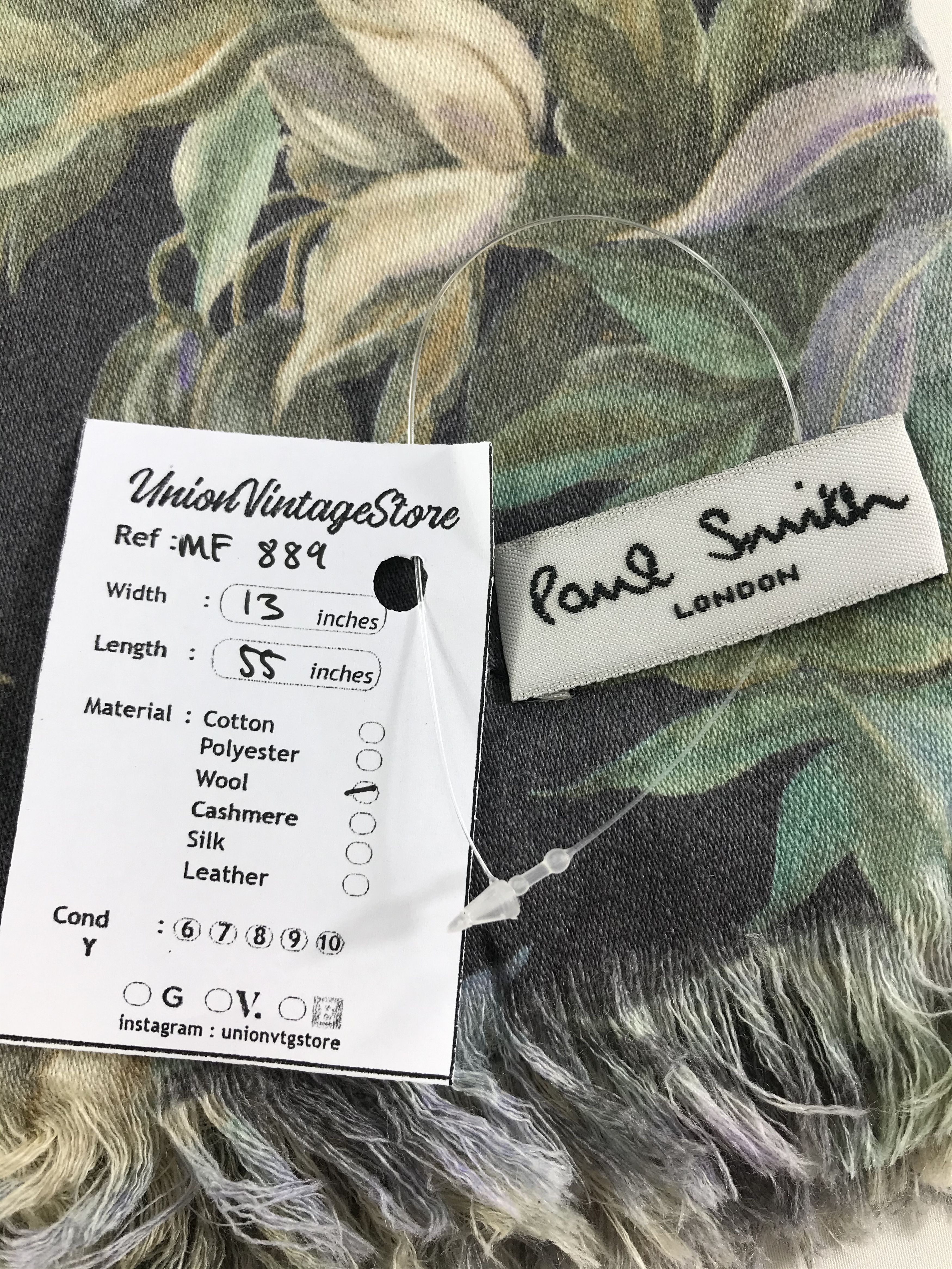 Paul Smith Vintage Paul Smith Scarf/Muffler/Neckwear MF889 Size ONE SIZE - 4 Thumbnail
