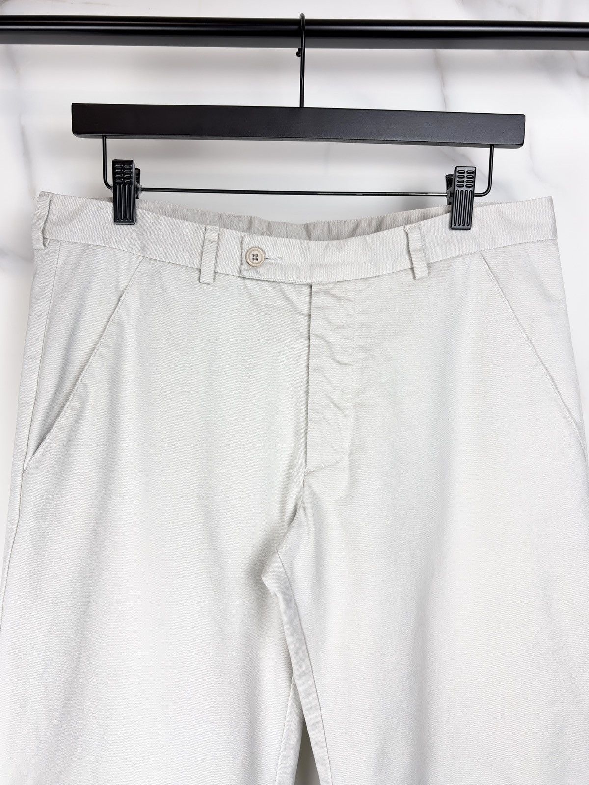 Dior × Hedi Slimane SS05 Dior Homme Beck Wide Leg Buttoned Trousers Pants Size US 32 / EU 48 - 3 Thumbnail