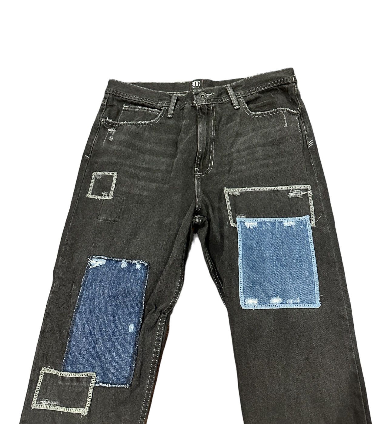 Jaded London BDG DENIM PATCH JEANS Size US 36 / EU 52 - 2 Thumbnail