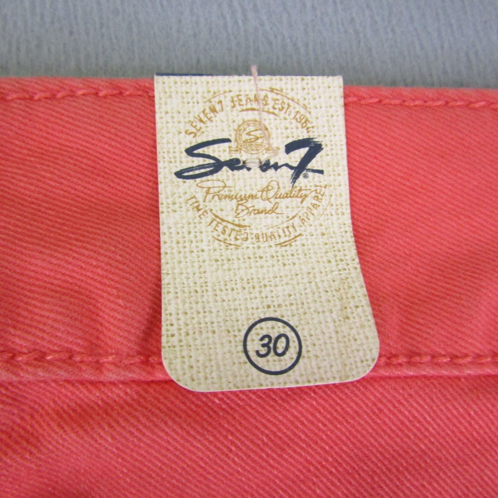 Vintage VINTAGE Seven7 Jeans Womens Cropped Straight Leg Denim 30 Pink Y2K Outdoor Size 32" / US 10 / IT 46 - 7 Thumbnail