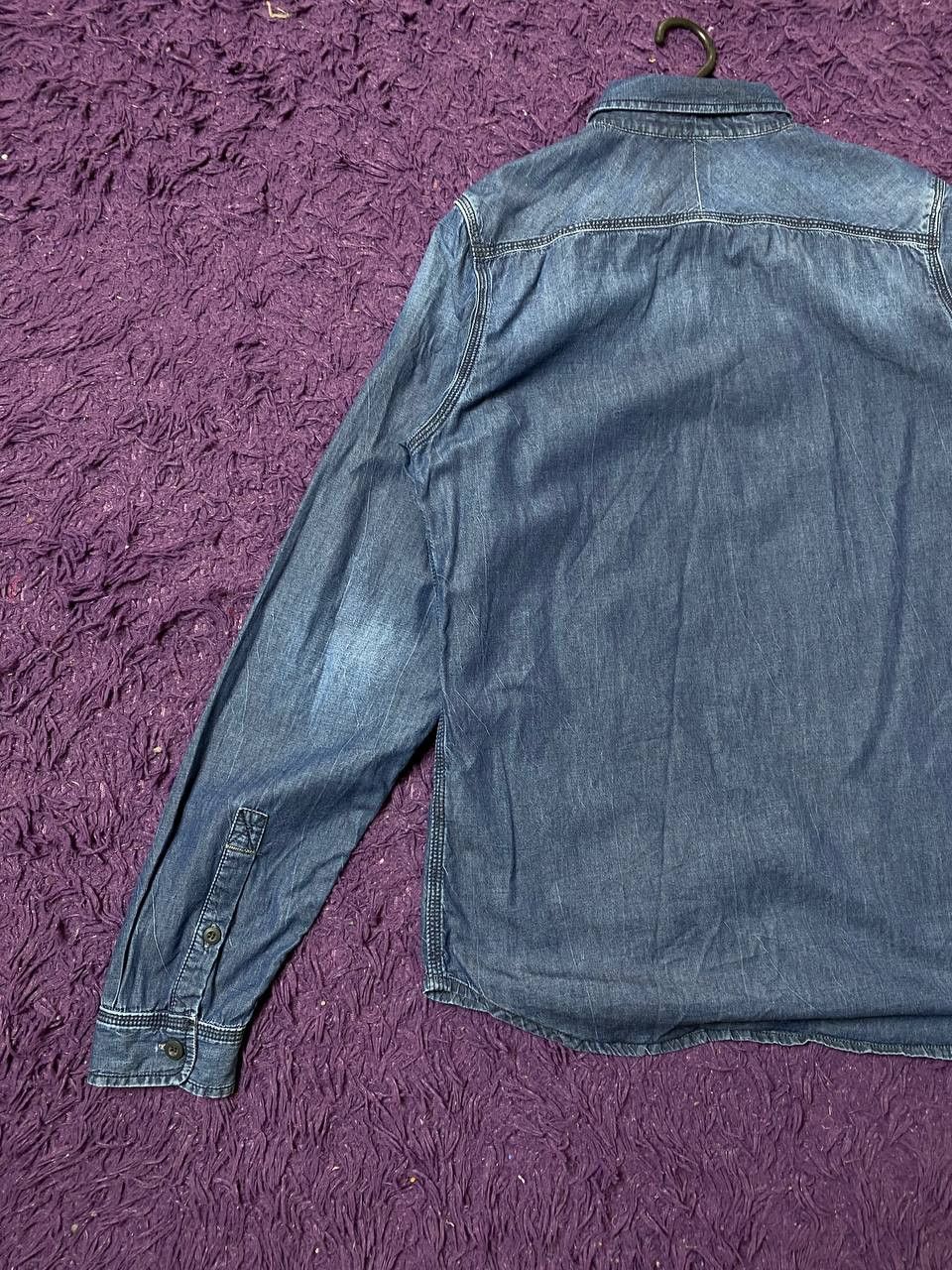 Diesel Vintage Diesel Streetwear Denim Button Up Shirt Size L Size US L / EU 52-54 / 3 - 15 Thumbnail
