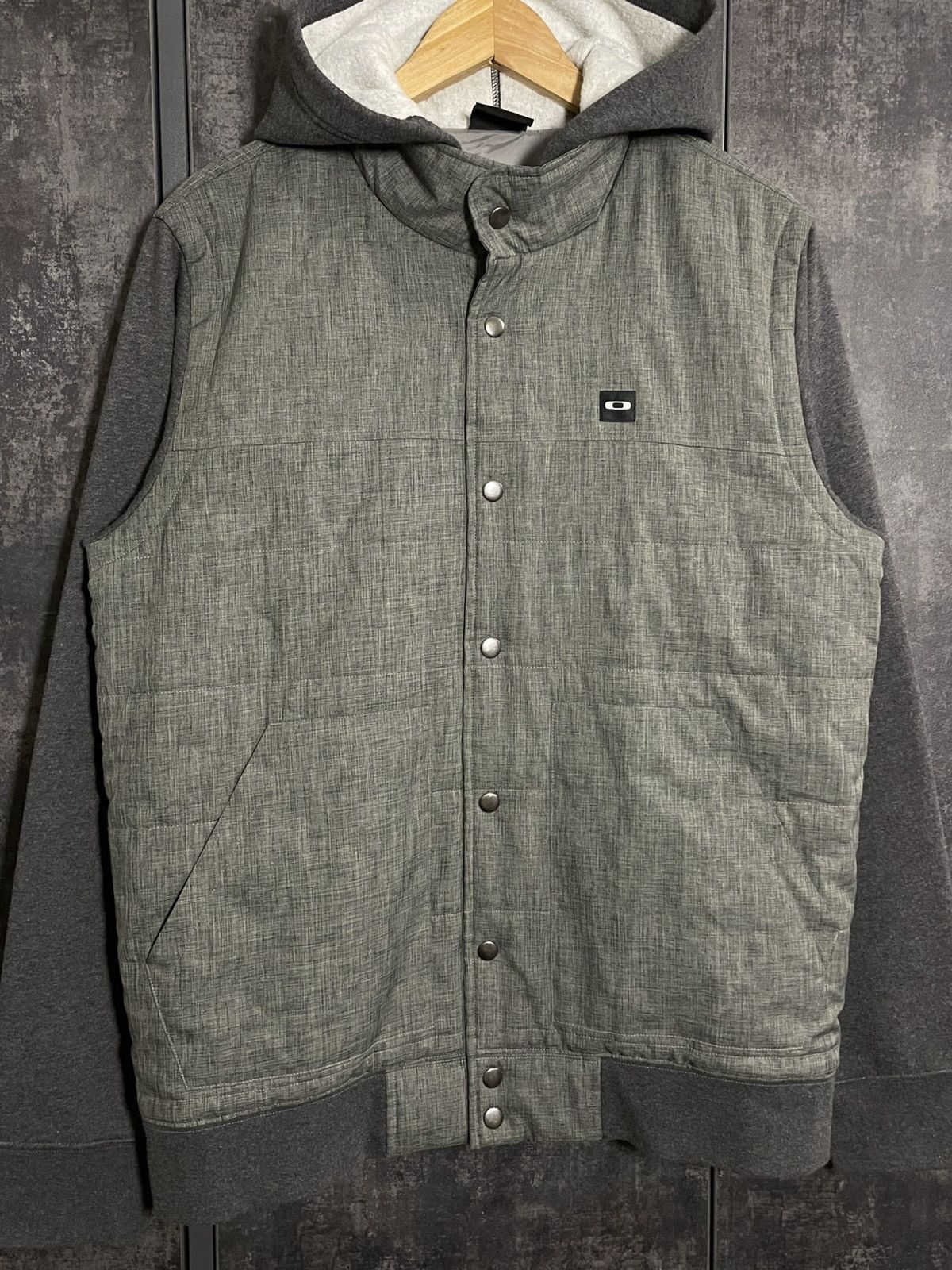 Oakley Vintage Oakley Light Jacket Hybrid Vest Hoodie Arcteryx Size US L / EU 52-54 / 3 - 4 Thumbnail