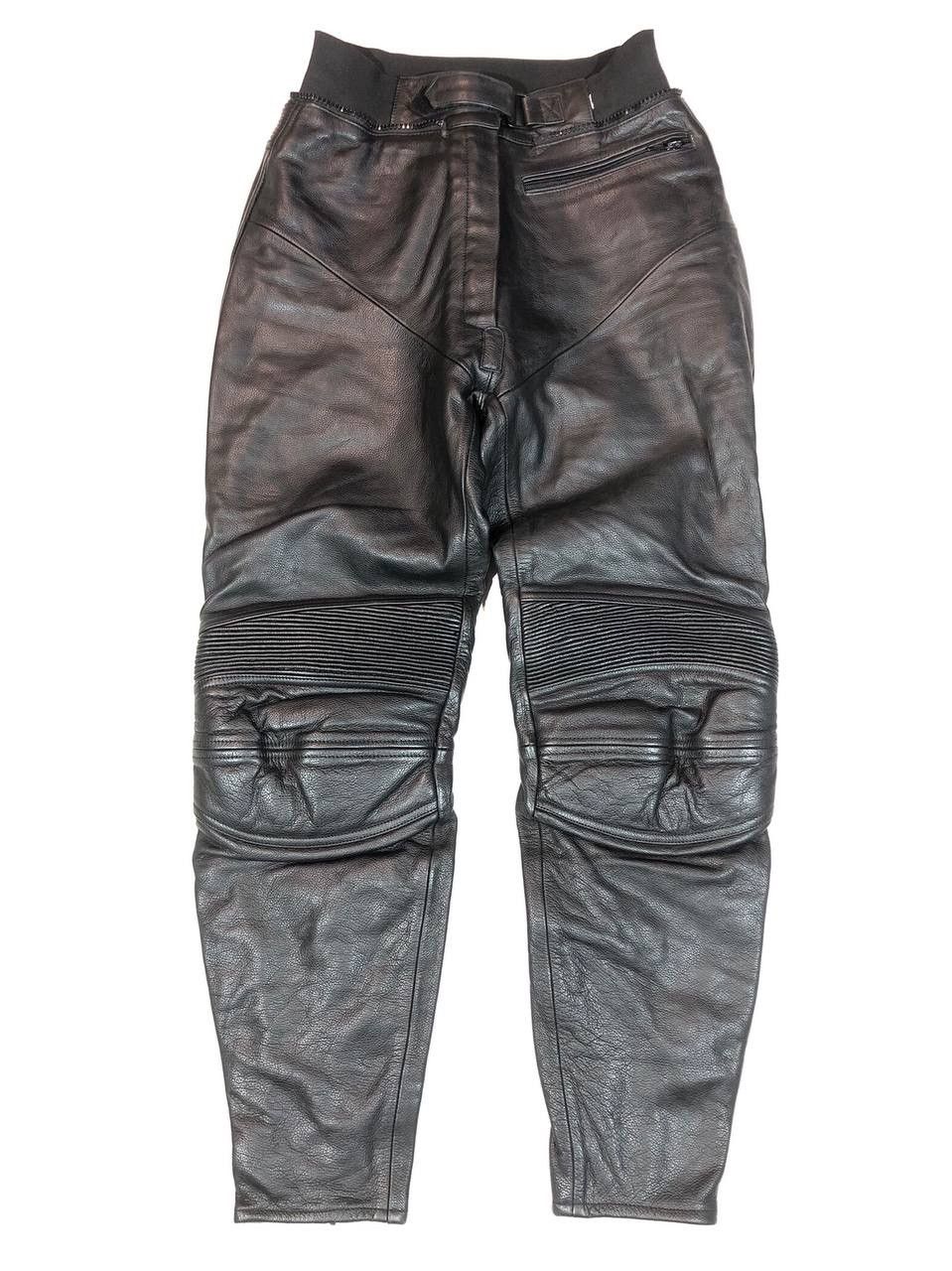 image of Genuine Leather x Moto Ixs Leather Moto Racing Pants Vintage in Black, Men's (Size 30)