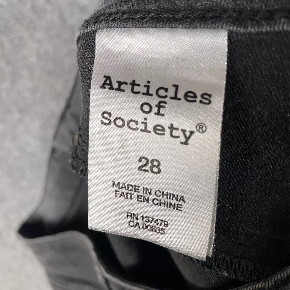Other Articles of Society Jeans Women's Size 28 Glitter Black Size 28" / US 6 / IT 42 - 9 Thumbnail