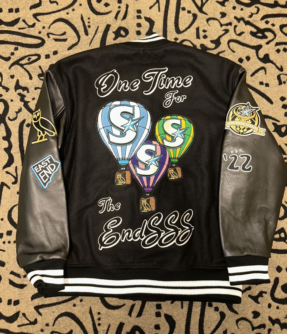 S.S.S x OVO Varsity jacket Toronto Exclusive jacket
