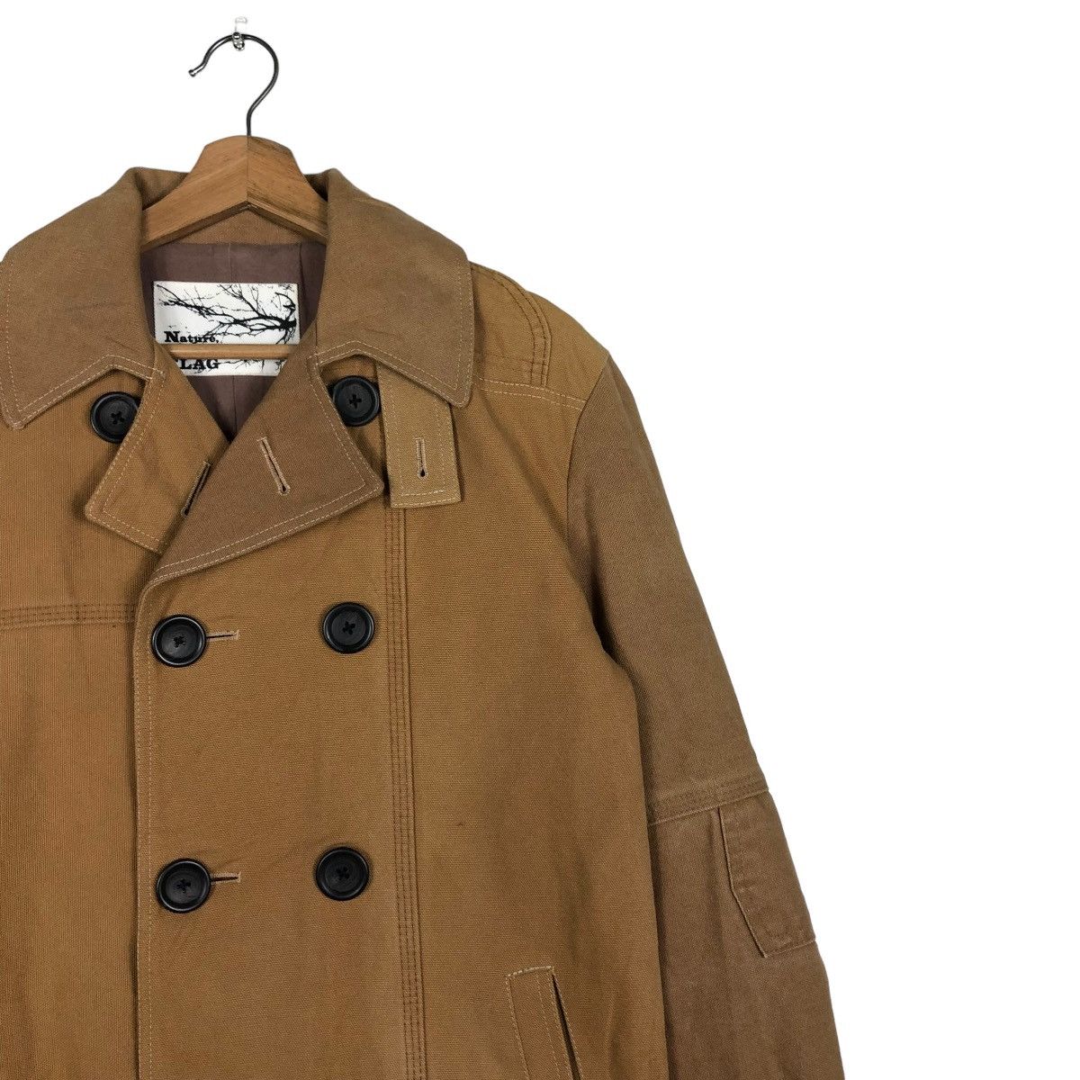 Japanese Brand 🔥VINTAGE DETROIT DUCK CANVAS CHORE JACKET NRF HIDDEN COLLAR Size US S / EU 44-46 / 1 - 8 Thumbnail