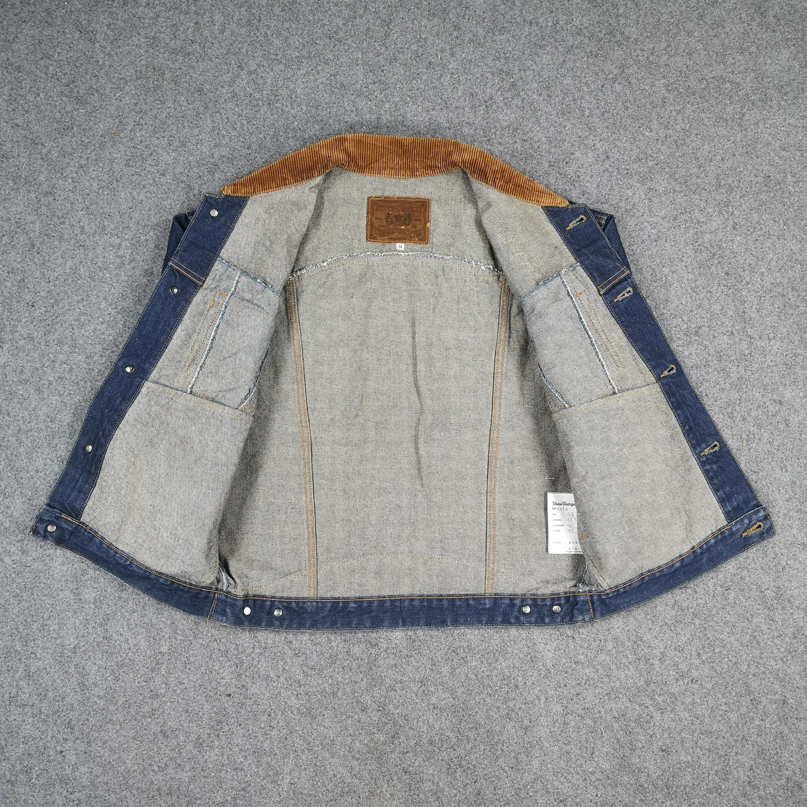 Vintage Vintage Fittz Clothes Blanket Lined Denim Trucker Jacket Size US M / EU 48-50 / 2 - 3 Thumbnail