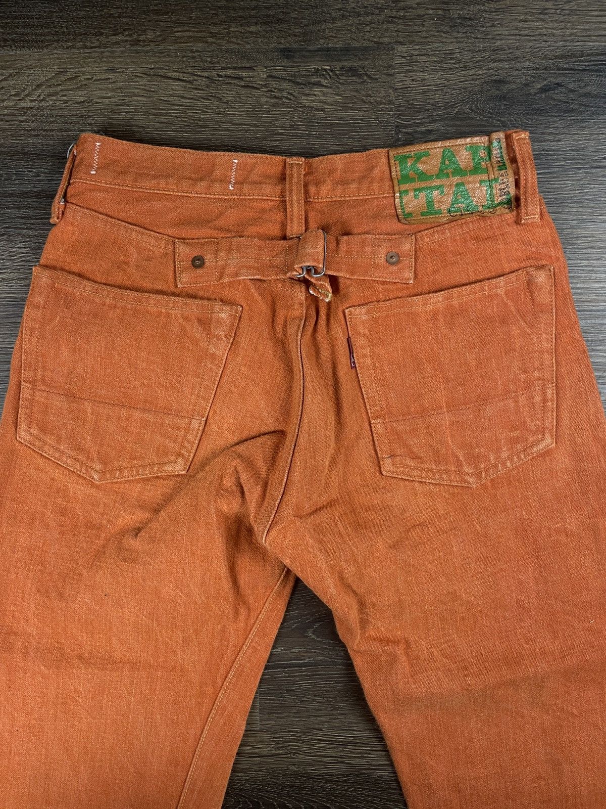 Kapital Orange "Cisco" Denim Size 26" / US 2 / IT 38 - 3 Thumbnail