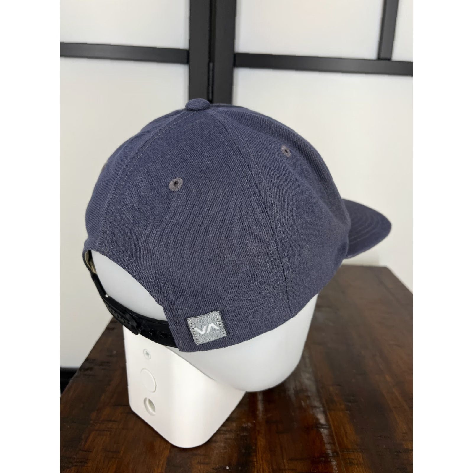 RVCA RVCA Hat Cap Snap Back Adult One Size Blue Embroidered Mid Fit Skateboard Size ONE SIZE - 7 Thumbnail