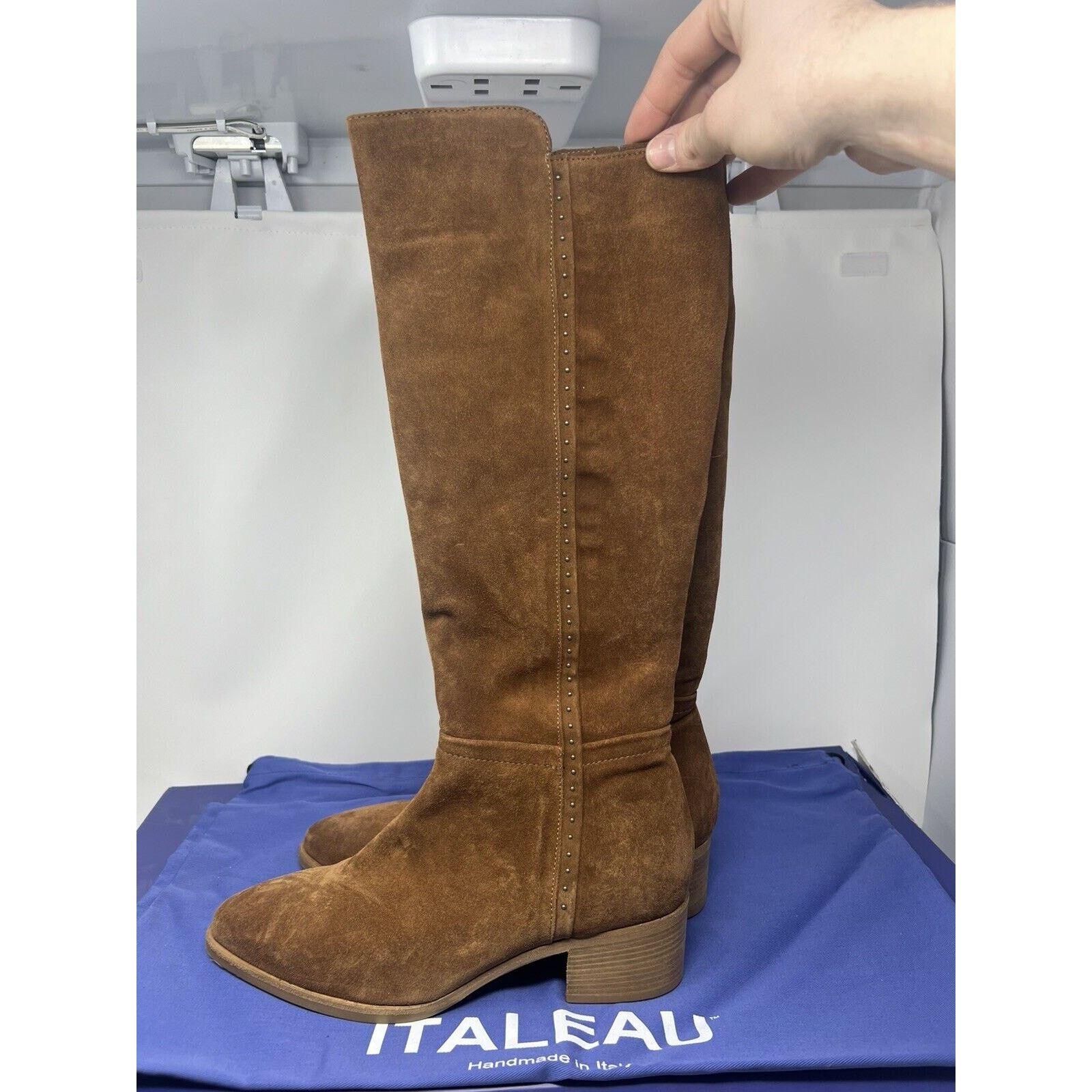 Other Italeau Fiamma Vero Cuoio Suede Genuine Leather Boots 39.5 Size US 9 / IT 39 - 5 Thumbnail