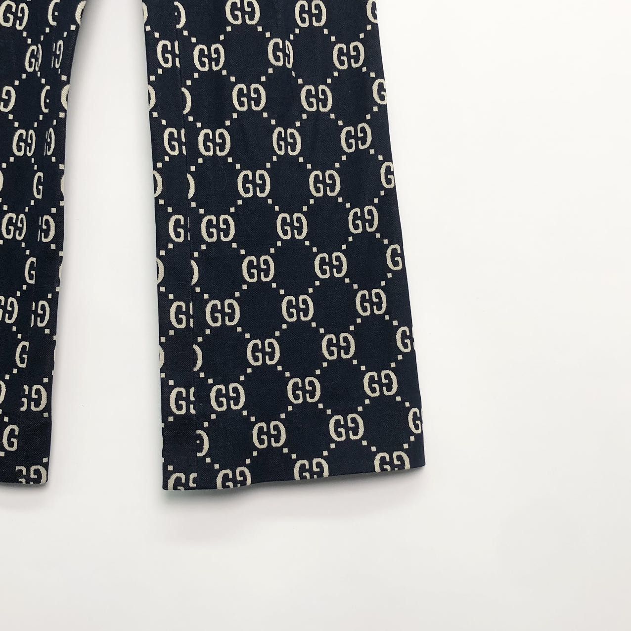 Chanel Gucci All-over GG Print Straight-leg Casual Pants K26WX Size 27" / US 4 / IT 40 - 4 Thumbnail