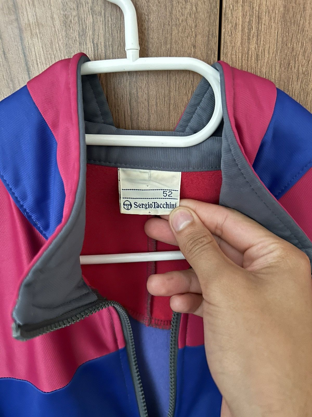 Sergio Tacchini × Vintage Zippered sweater Size US XL / EU 56 / 4 - 7 Thumbnail