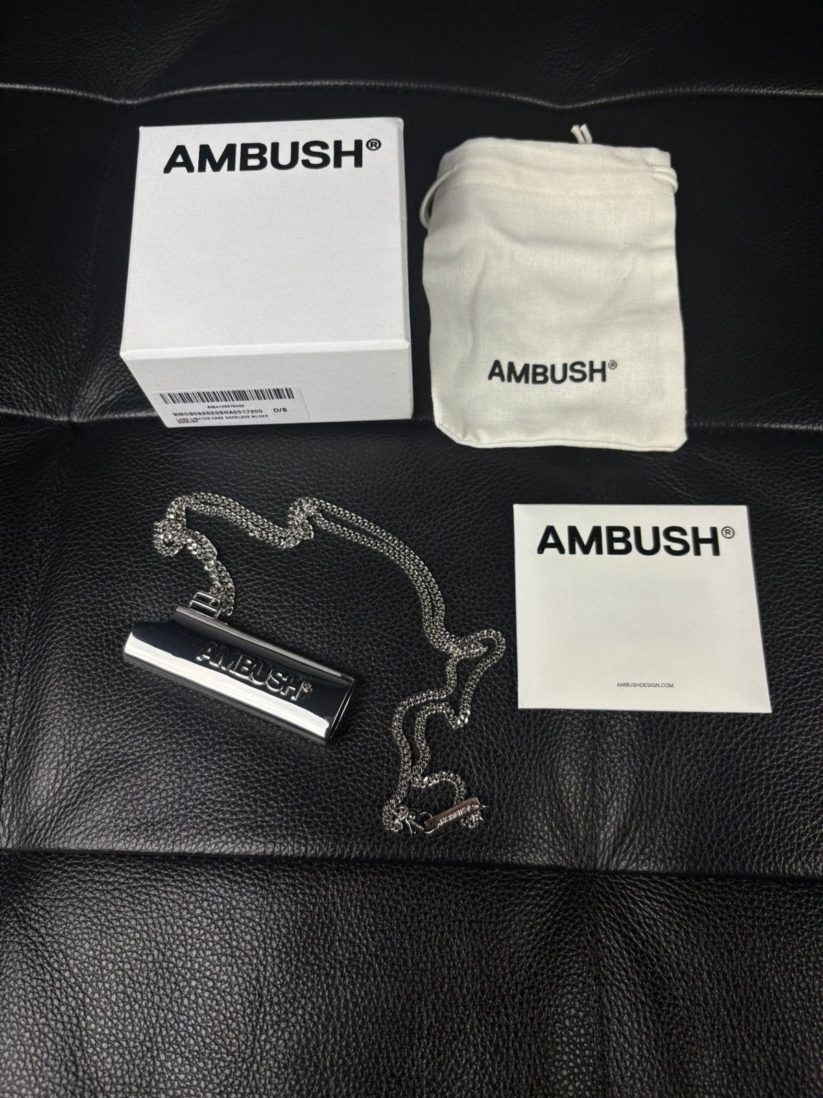Ambush Design Ambush Lighter Case necklace Silver Made in Japan Size ONE SIZE - 4 Thumbnail