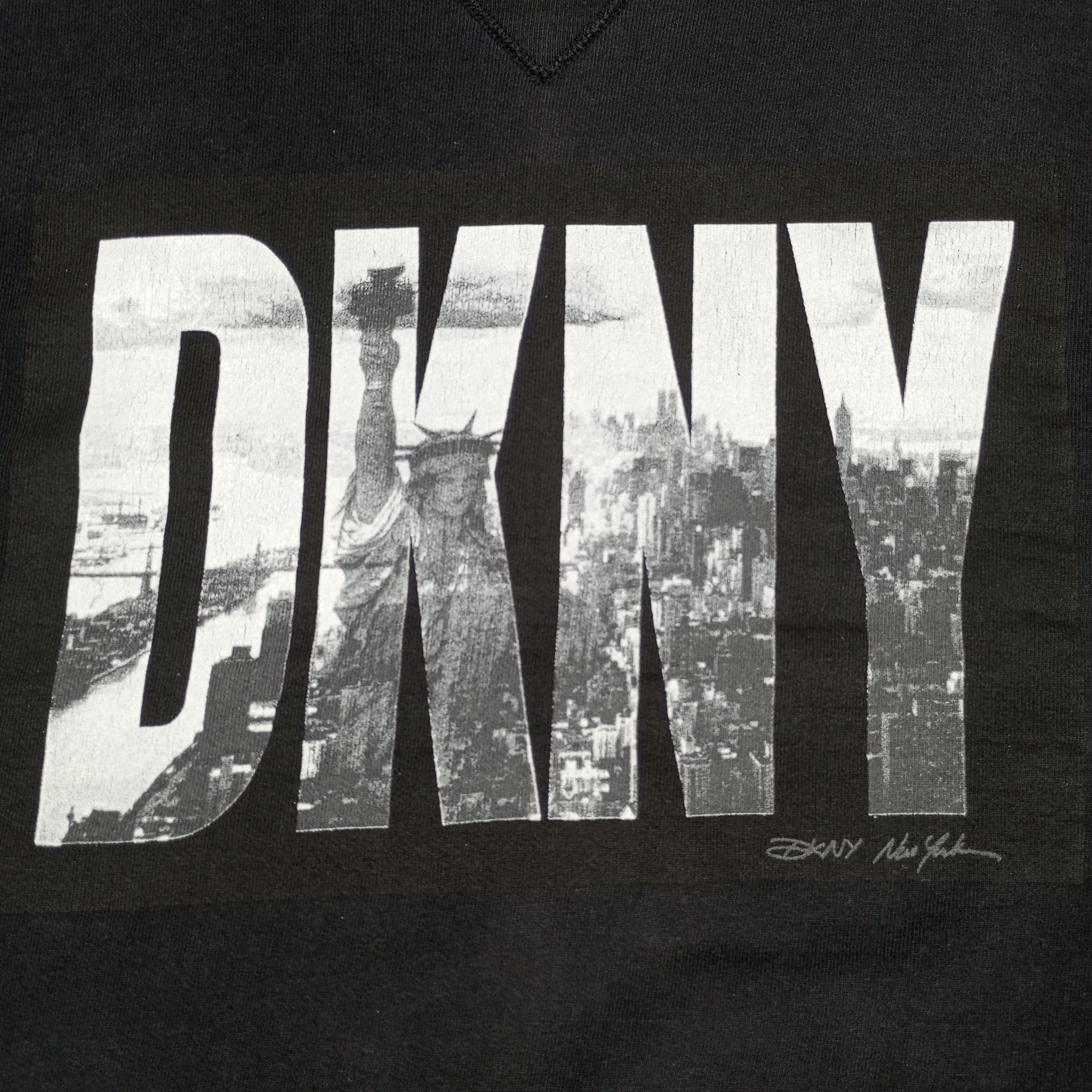 DKNY × Vintage DKNY Center Design Streetwear Style Vintage Sweatshirt Size US XXL / EU 58 / 5 - 2 Thumbnail