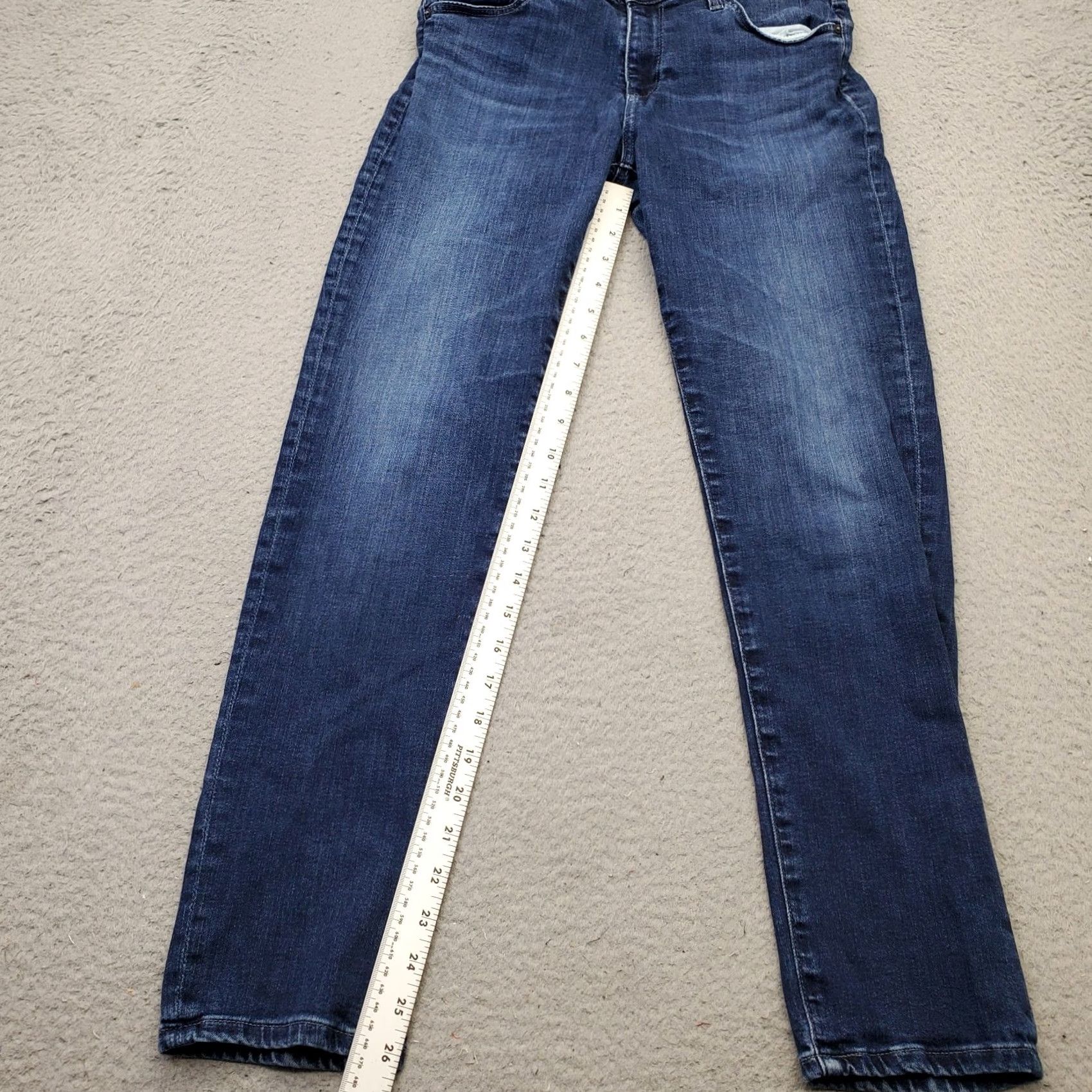 Denime AG Adriano Goldschmied Skinny Jeans Womens 30R Blue Denim Stitch 5-Pocket Stretch Design Jeans Size 30" / US 8 / IT 44 - 5 Thumbnail