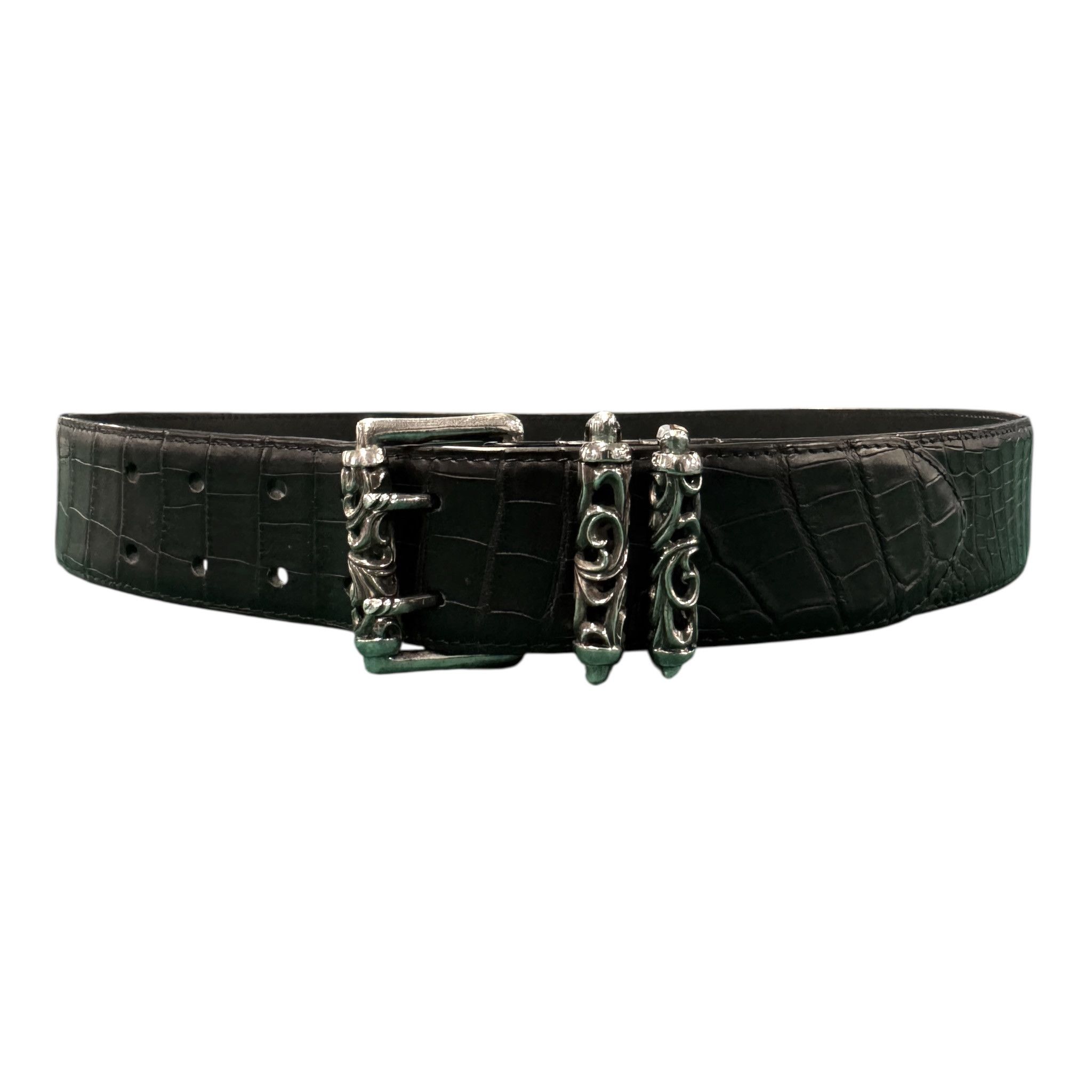 Chrome Hearts Snap Close Belt Loop Wallet Chain & Key Ring Holder