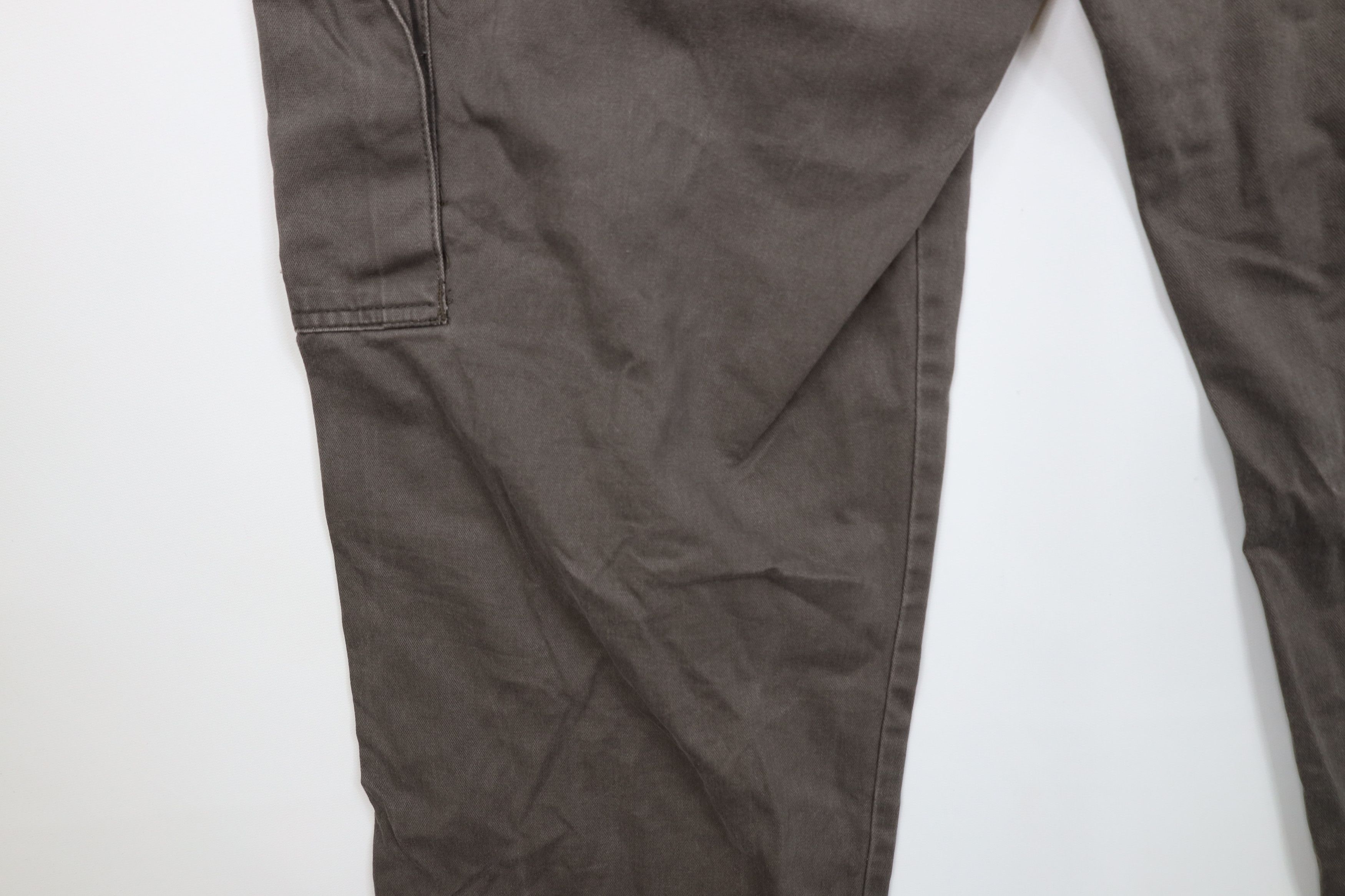 Chaps Vintage 90s Y2K Chaps Faded Wide Leg Cargo Pants Gray Cotton Size US 36 / EU 52 - 13 Thumbnail