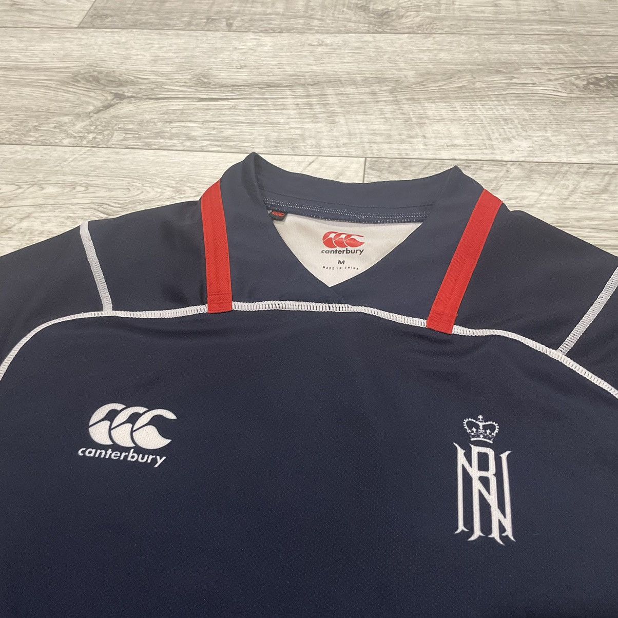 Canterbury of New Zealand royal navy rugby Canterbury new Zealand Jersey tee shirt Size US M / EU 48-50 / 2 - 3 Thumbnail