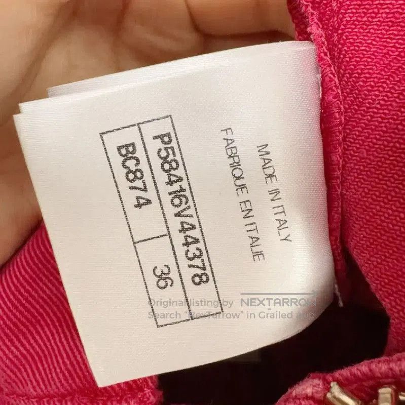 Chanel Chanel Red Casual Trousers for Women . Size 23" - 5 Thumbnail