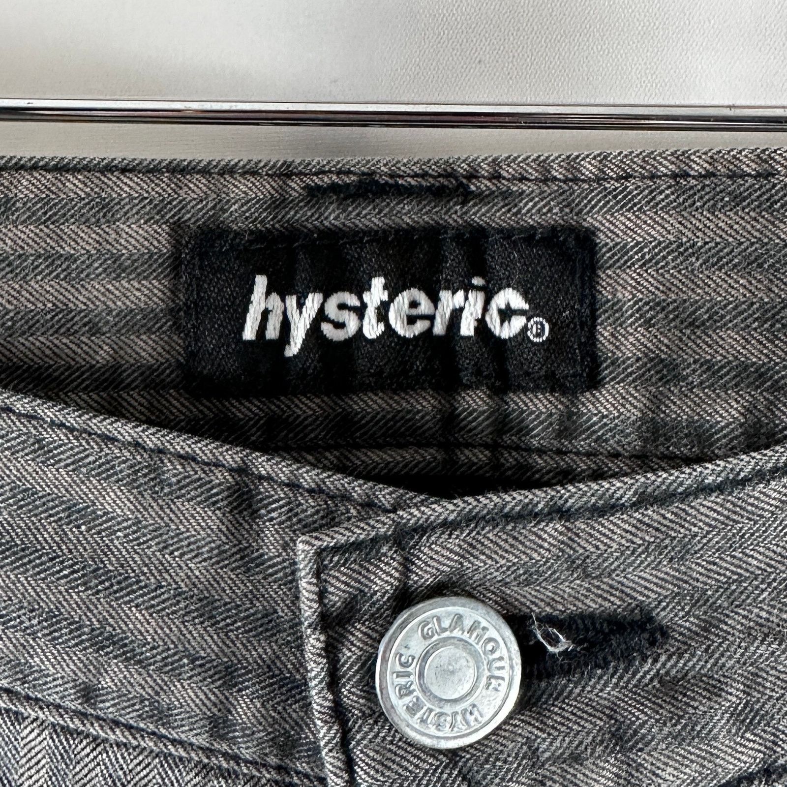 Hysteric Glamour Grey Striped Front Pocket Pants Size US 29 - 4 Thumbnail