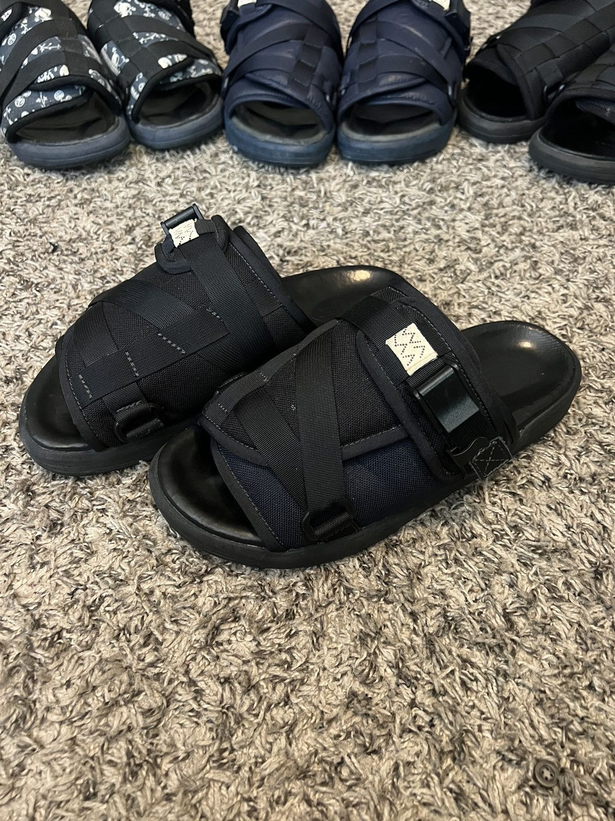Visvim Visvim Christo 2-tone Black/Navy Blue Size M | Grailed