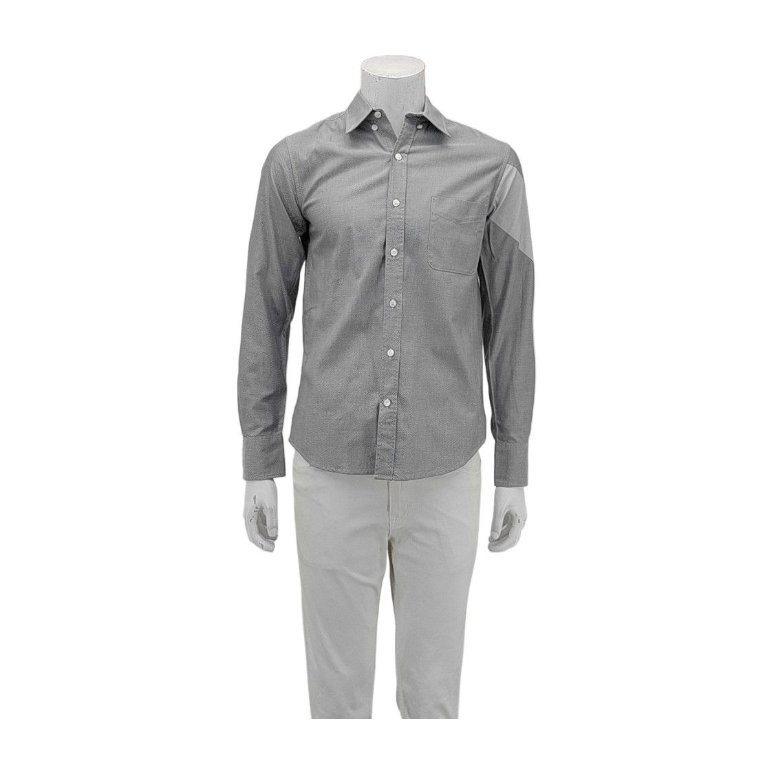 Moncler Moncler Gamme Bleu Cotton Button Up Shirt XS Size US XS / EU 42 / 0 - 1 Thumbnail